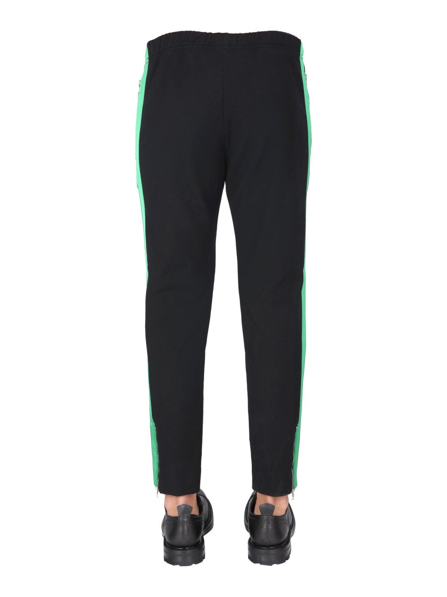 Alexander Mcqueen Men Jogging Pants With Embroidered Skull - 4