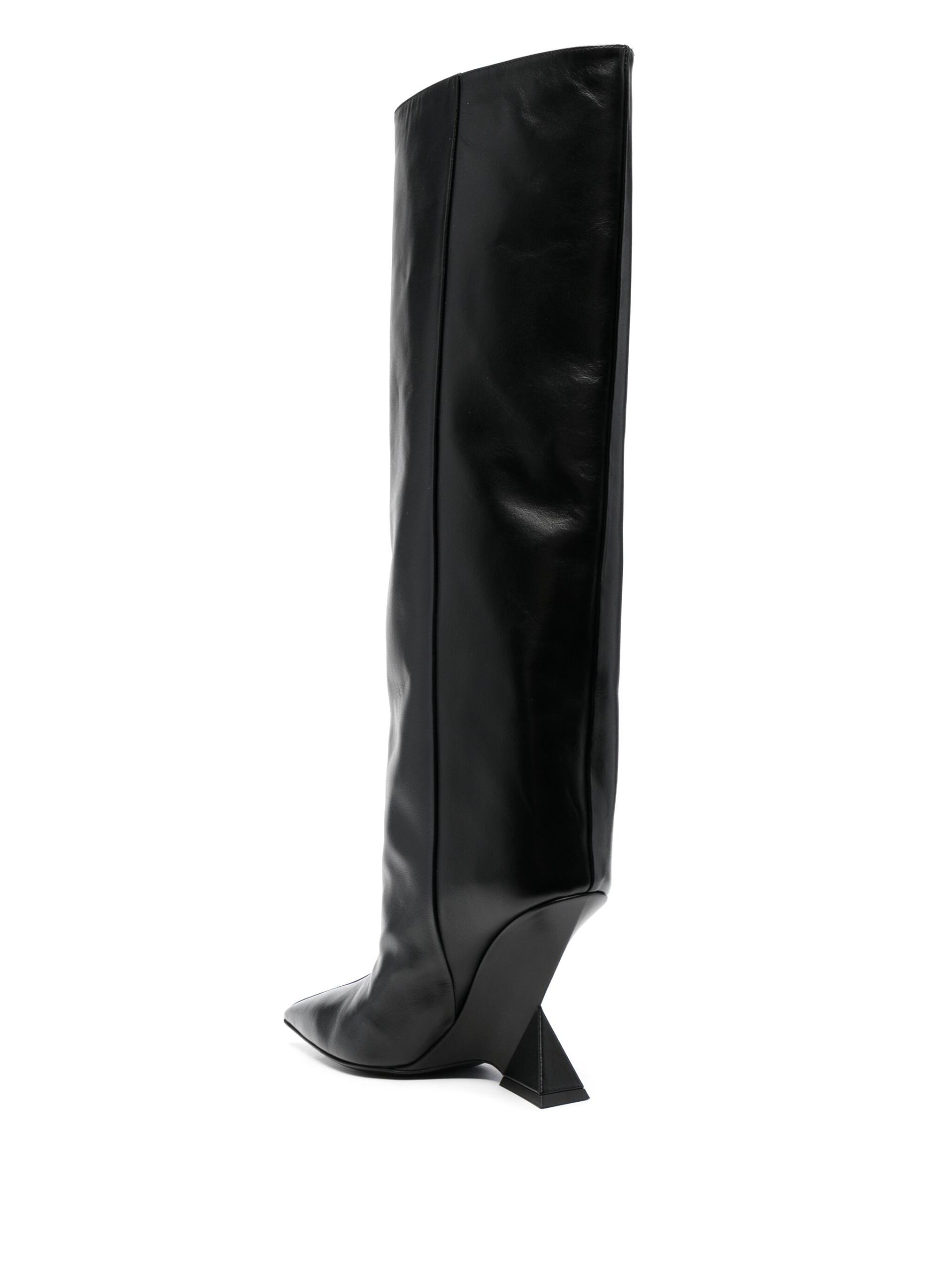 Black Cheope 105 leather knee-high boots - 3
