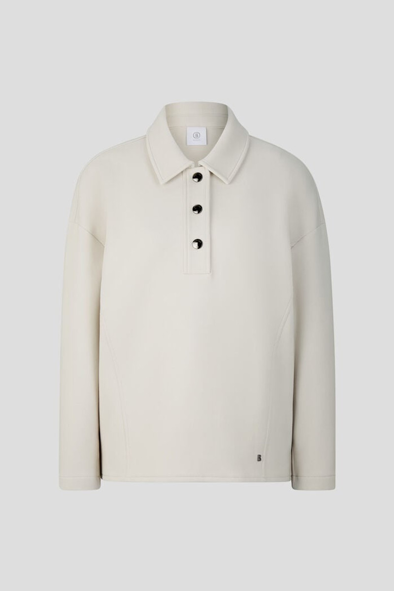 Taira Polo sweatshirt in Cream 1