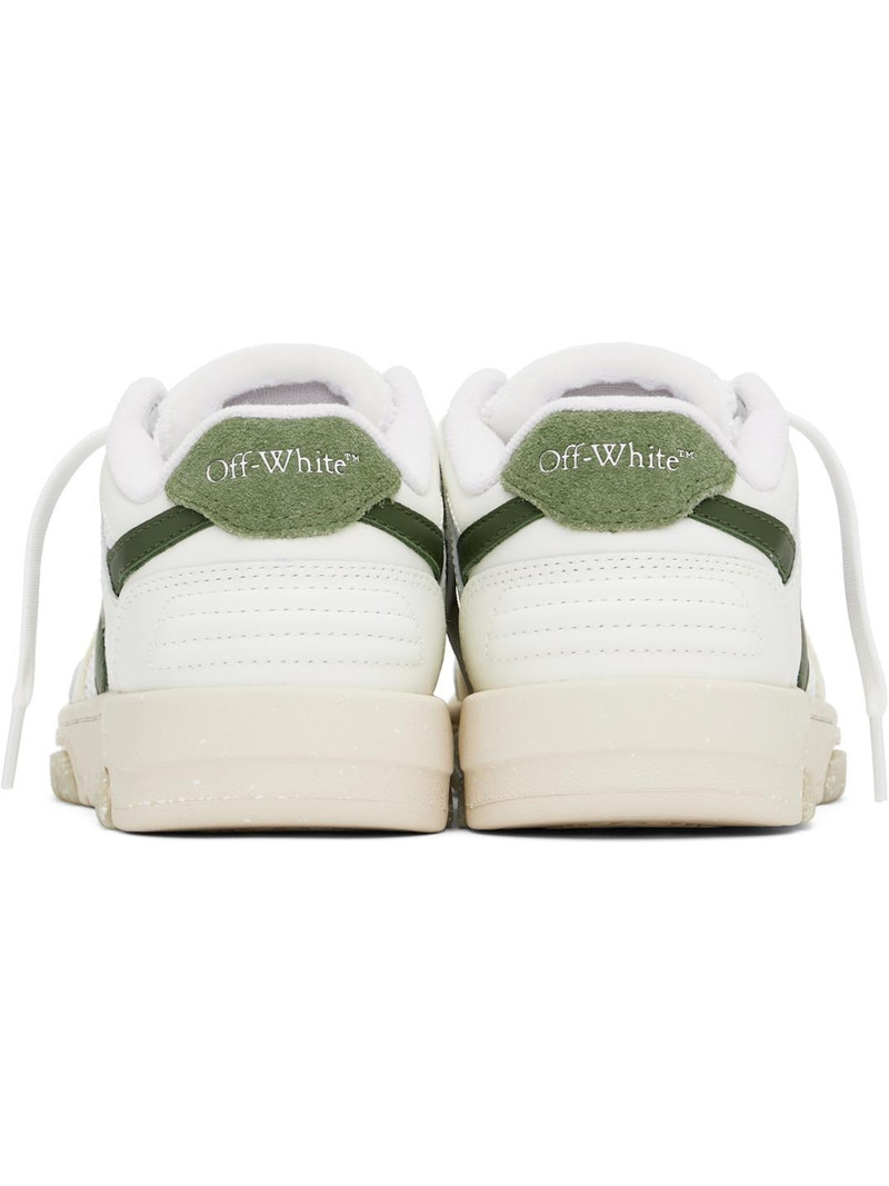 White & Khaki Slim Out Of Office Sneakers 2