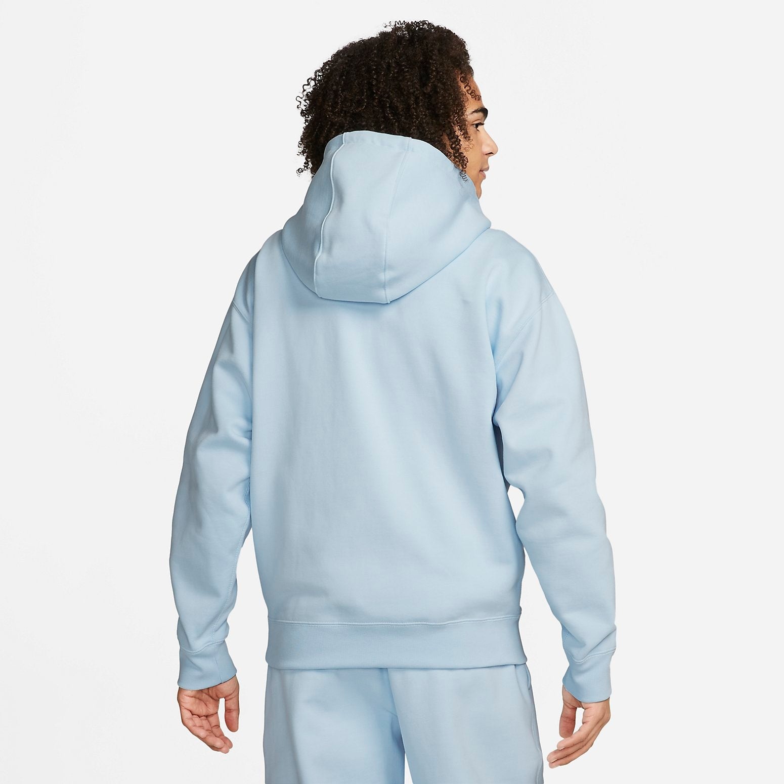 NikeLab Fleece Hoodie 'Blue' CV0552-441 - 2