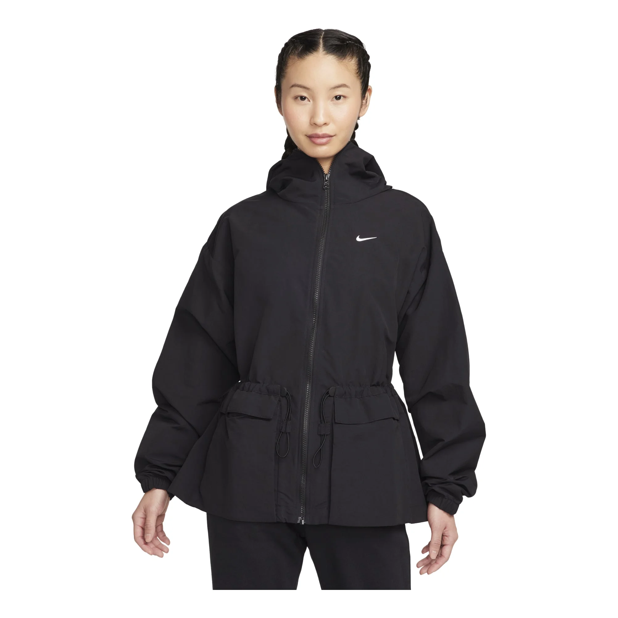 (WMNS) Nike NSW Trend Woven Jacket 'Black' FN3670-010 - 1
