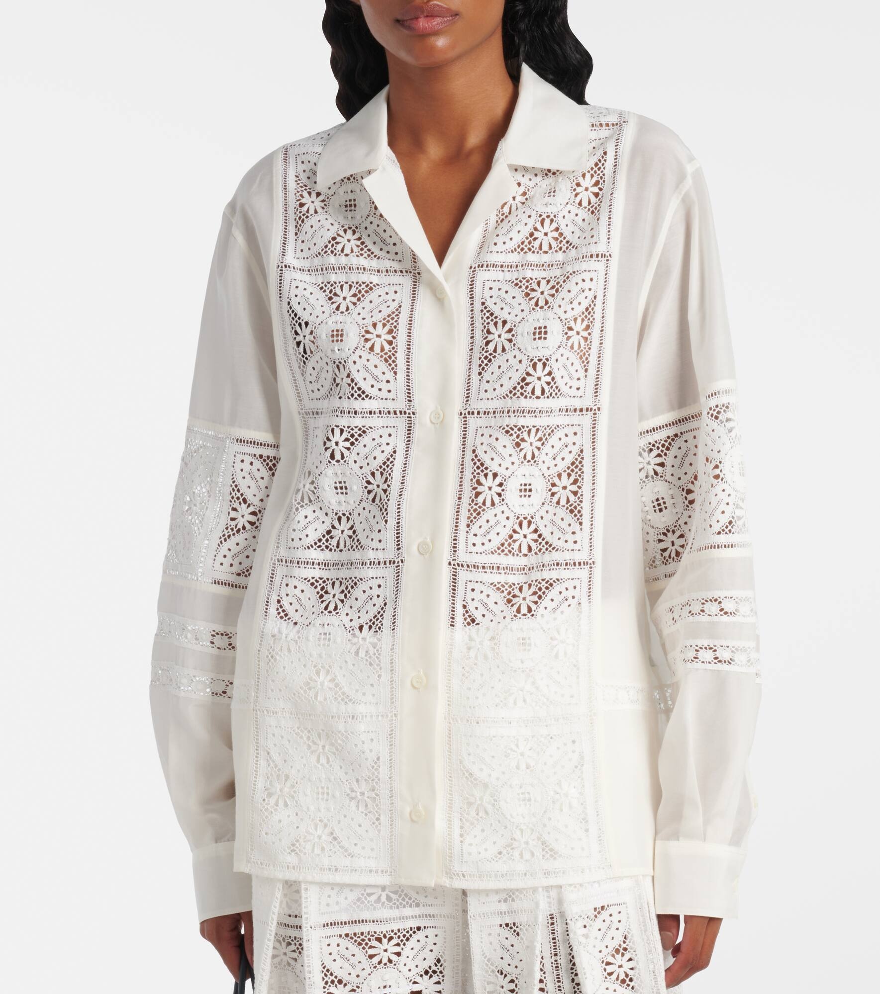 Paula's Ibiza cotton and silk shirt - 6