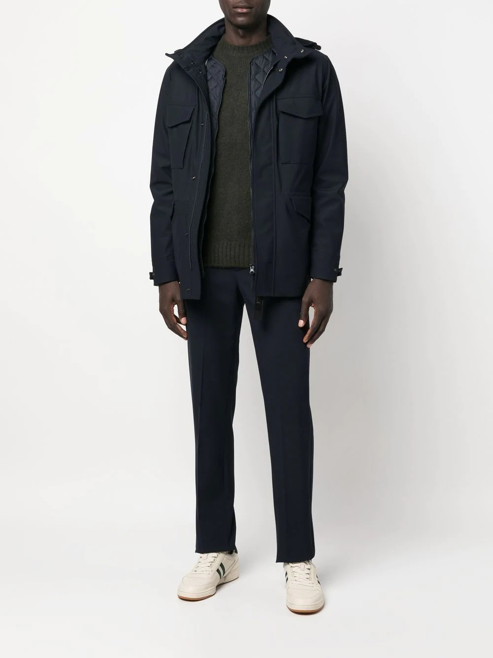 crew neck wool jumper - 2