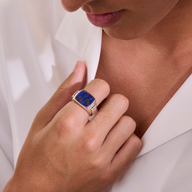 Signet Ring, Sterling Silver 6