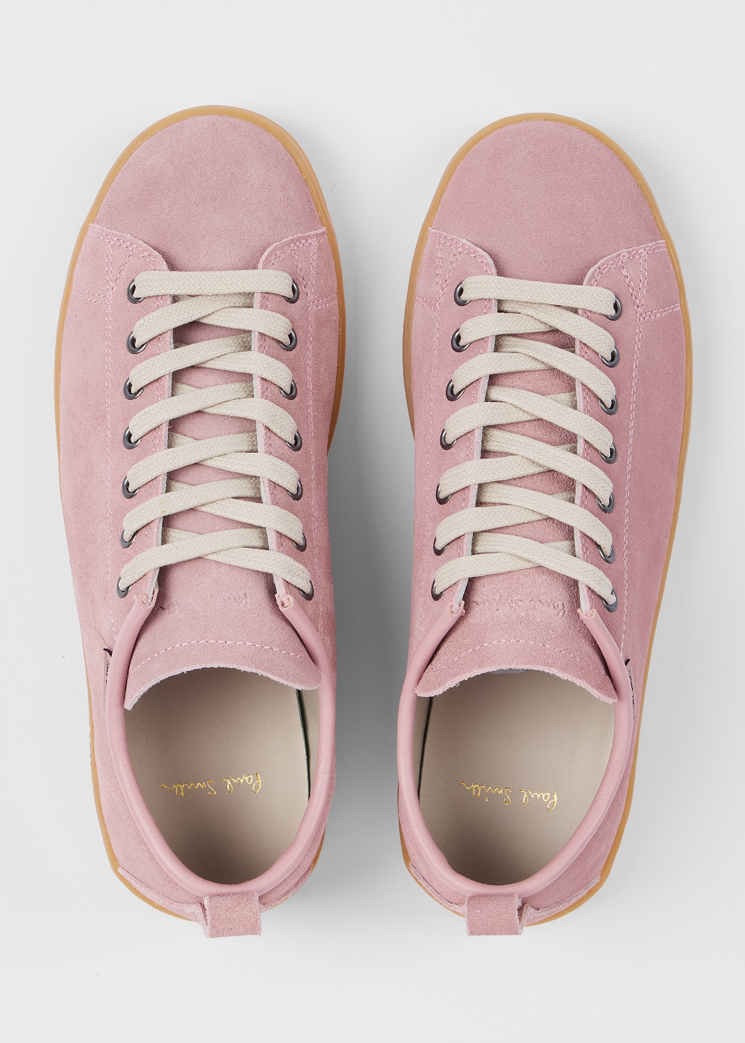 Women's Pink Suede 'Miyata' Trainers - 5