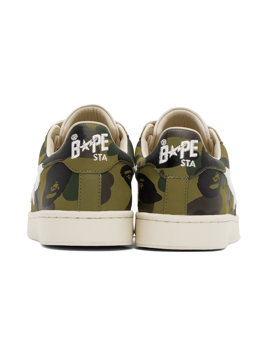 Green Skull Sta 1st Camo Sneakers - 2