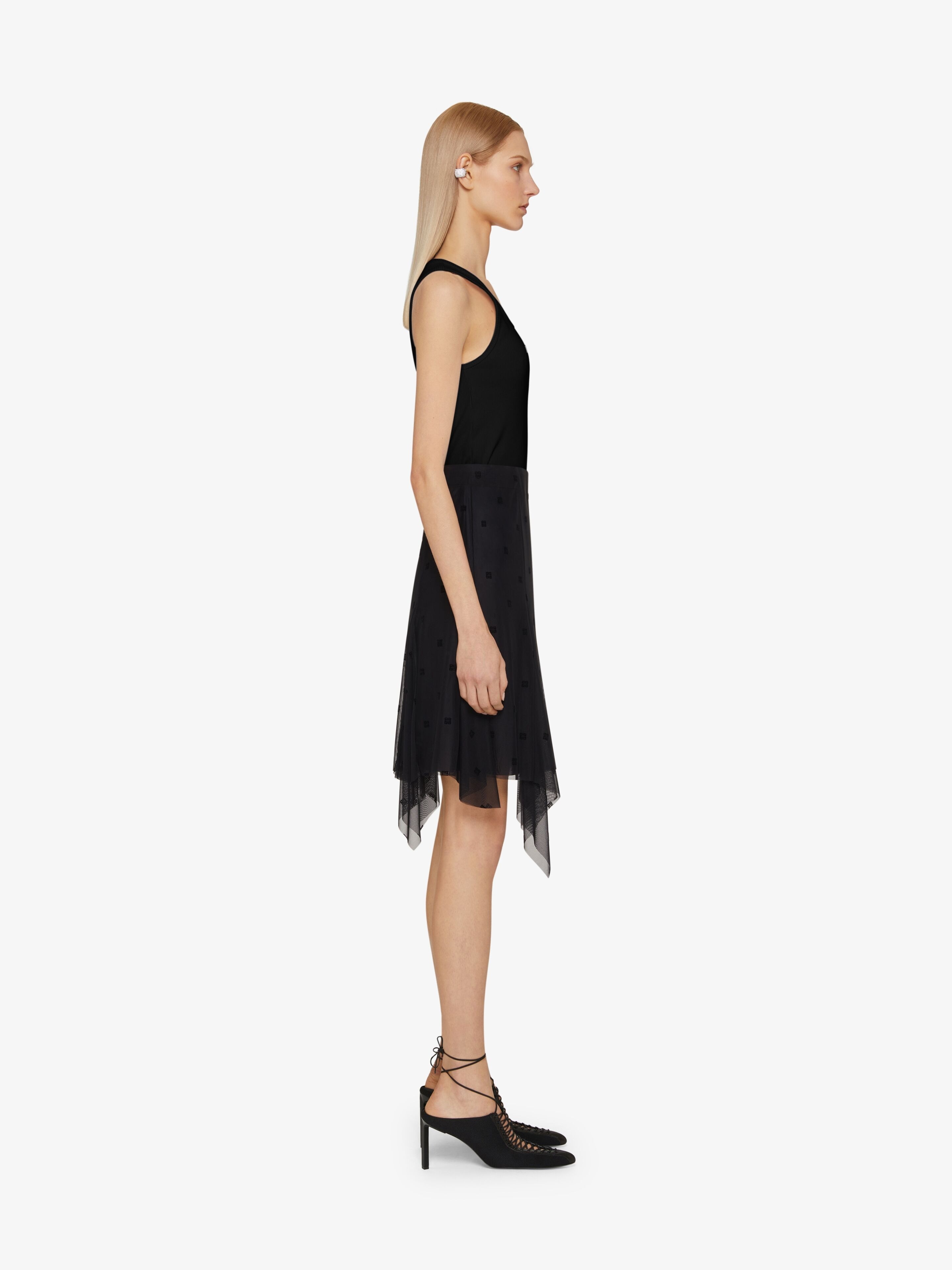PLEATED SKIRT IN 4G TULLE - 3