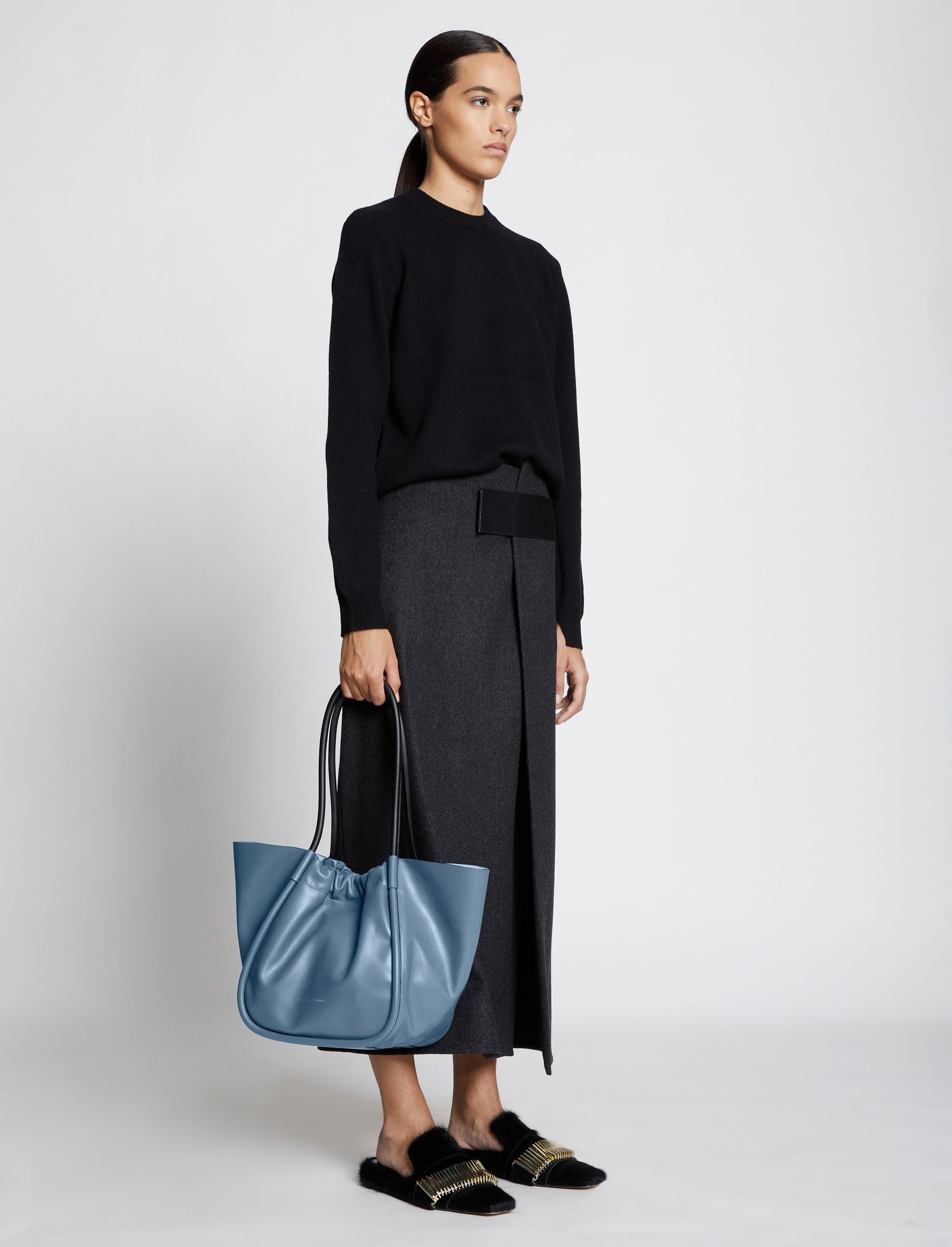Large Ruched Tote - 3