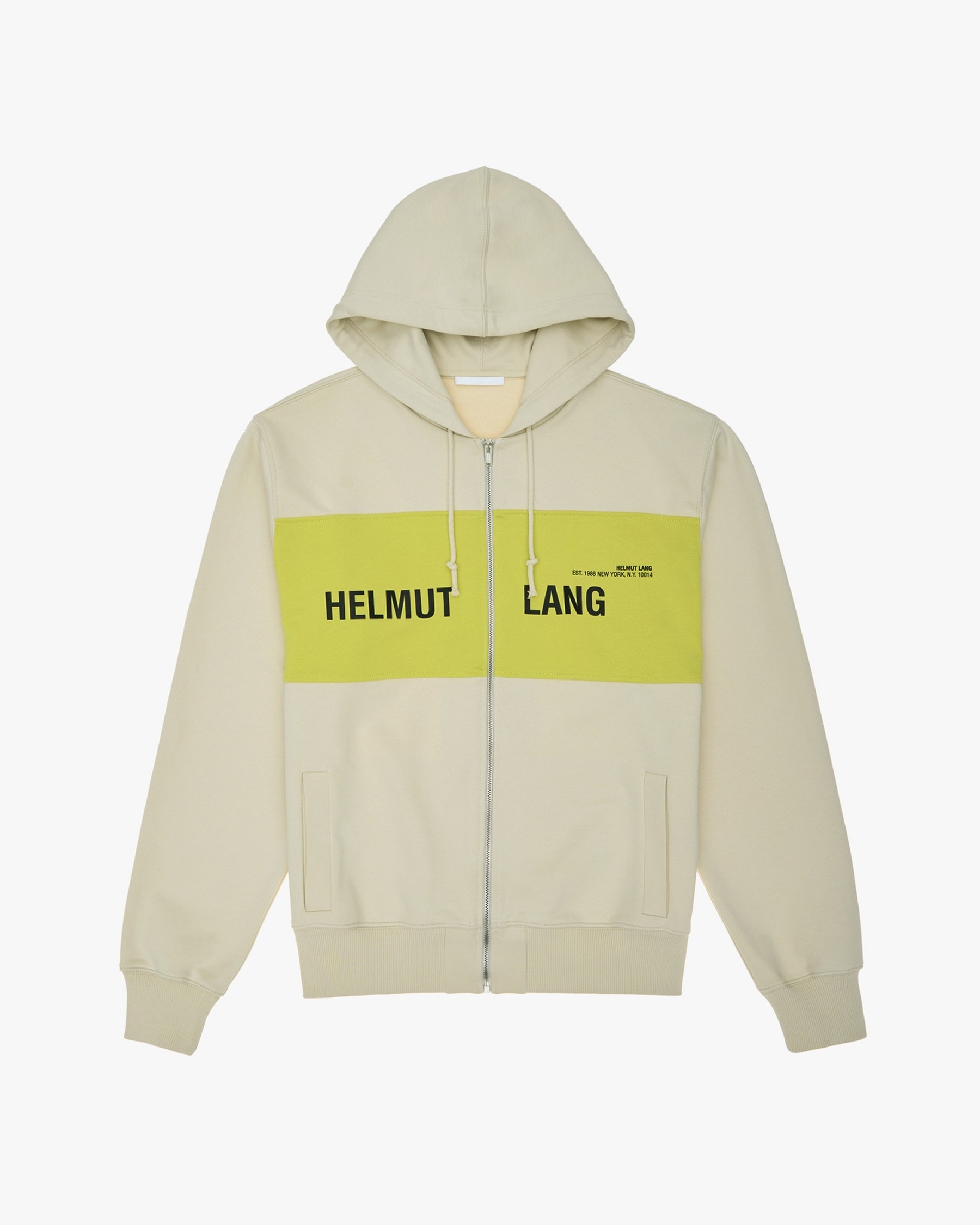 BLOCKED LOGO FULL-ZIP HOODIE - 1