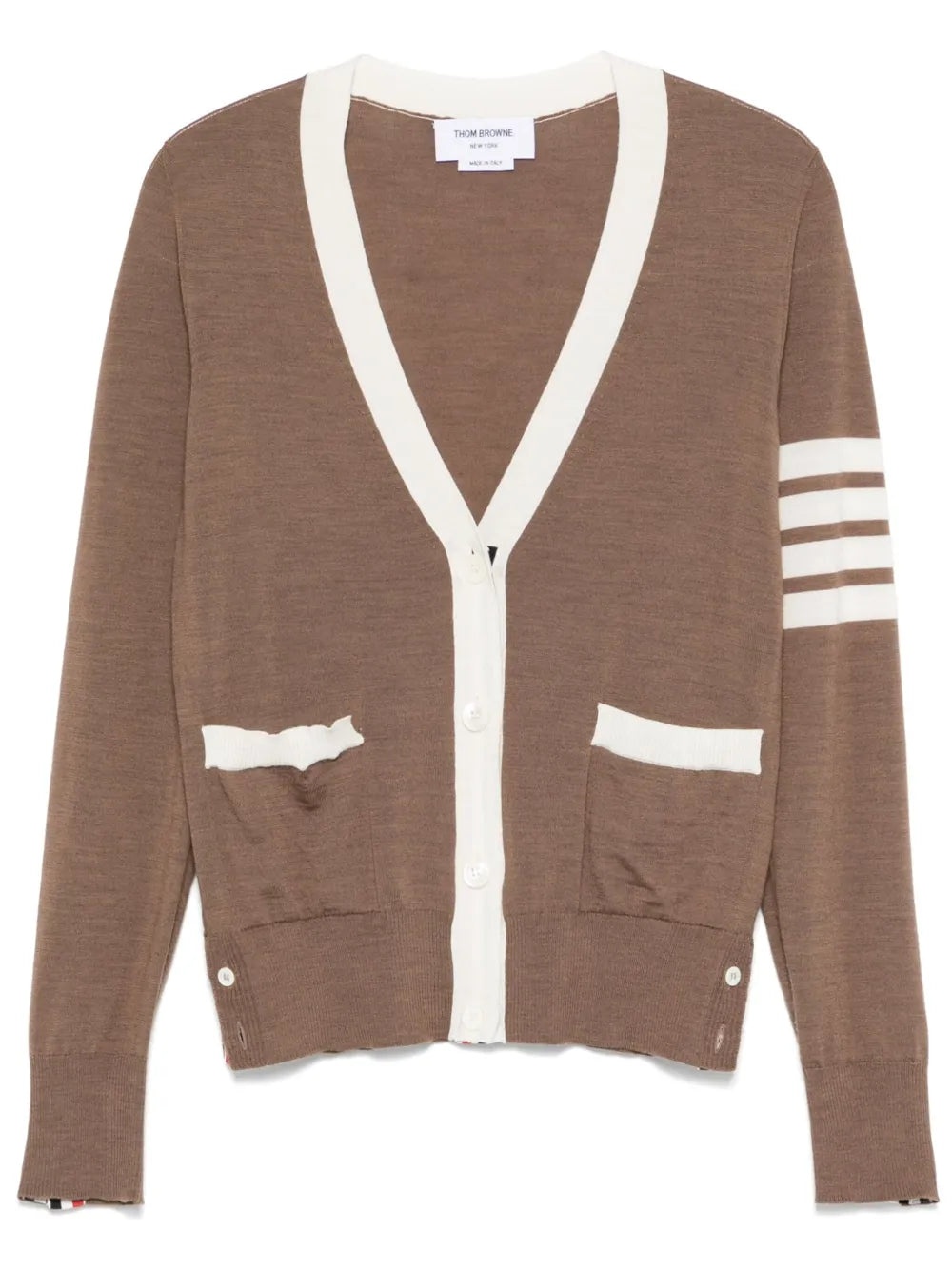 Striped Detail Cardigan - 1