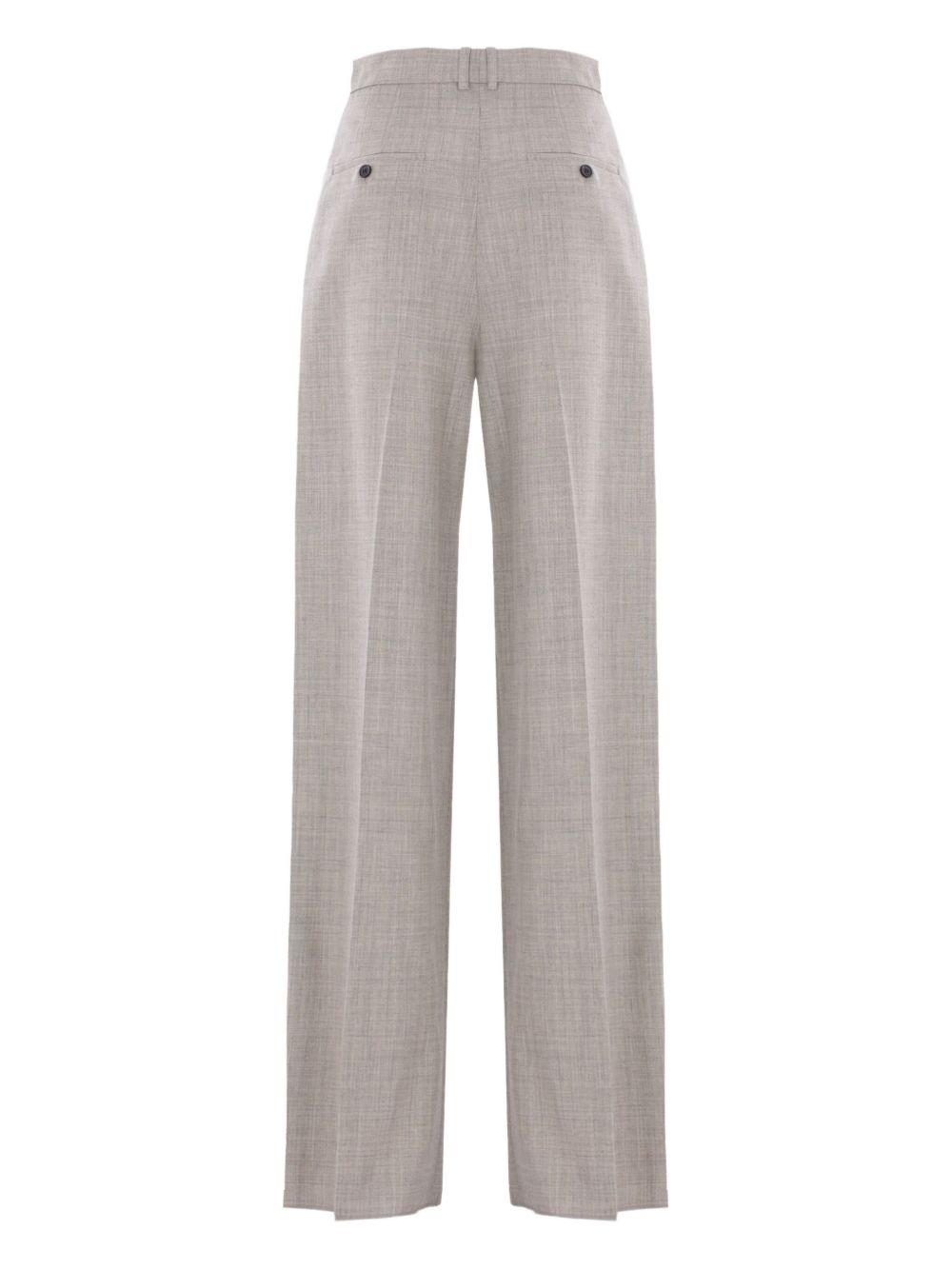 wool wide-leg trousers - 2
