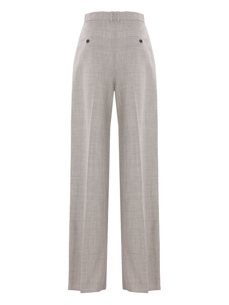 SAINT LAURENT wool wide-leg trousers outlook