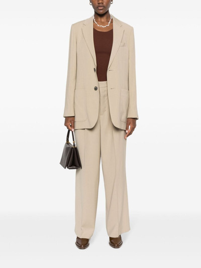 AMI Paris pressed-crease straight-leg trousers outlook