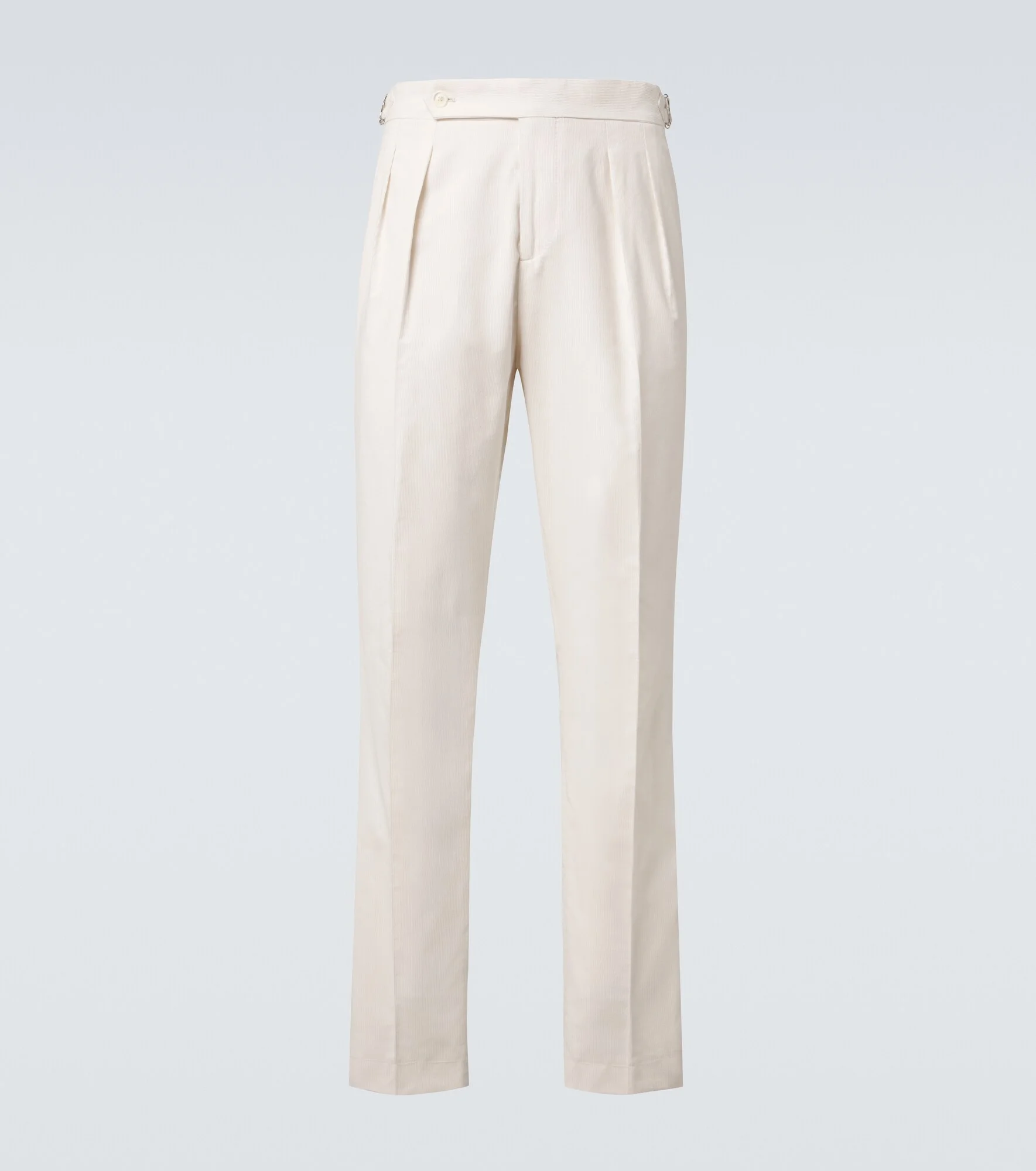 Cotton straight pants - 1