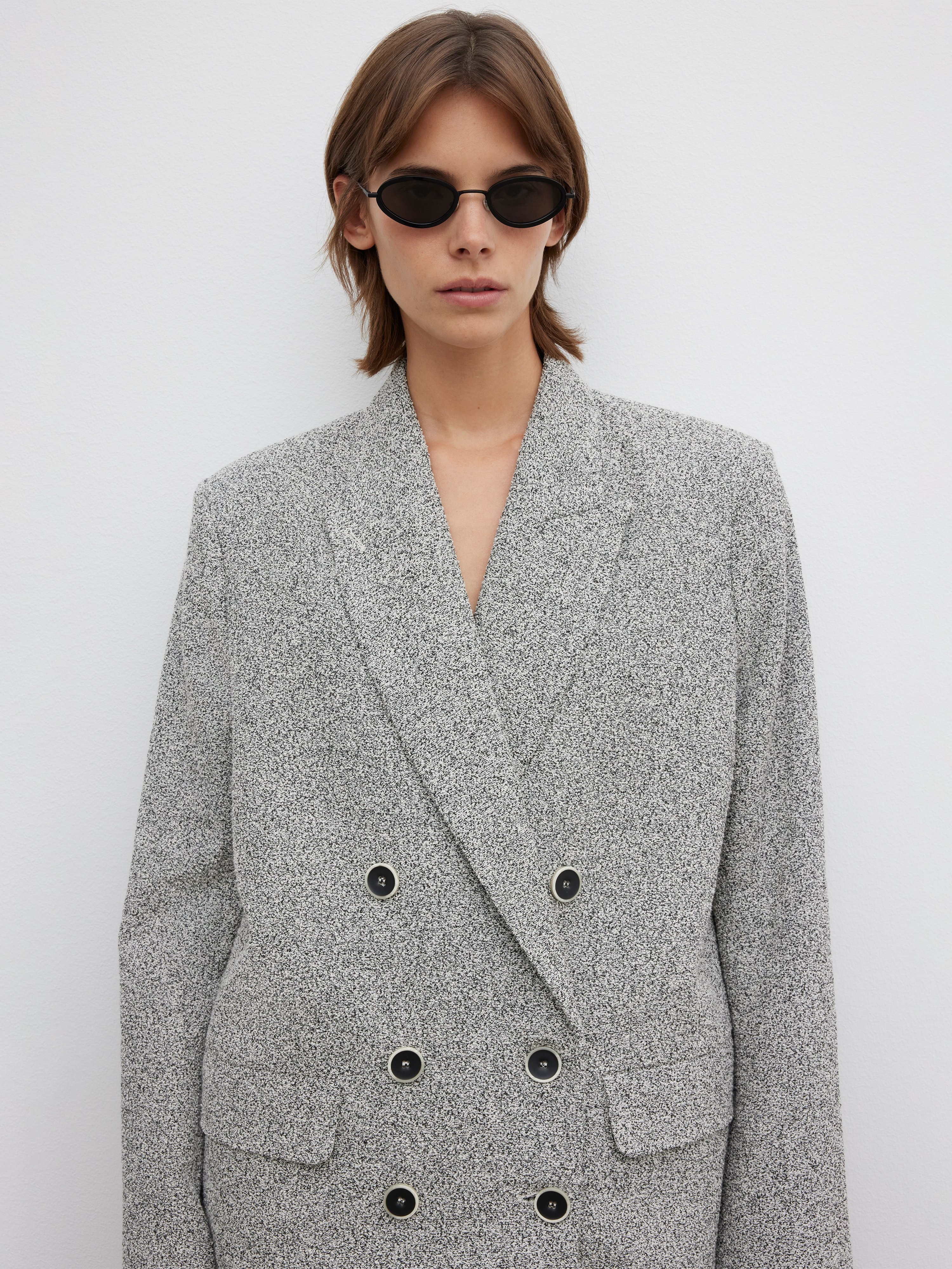 Bouclé blazer - 6