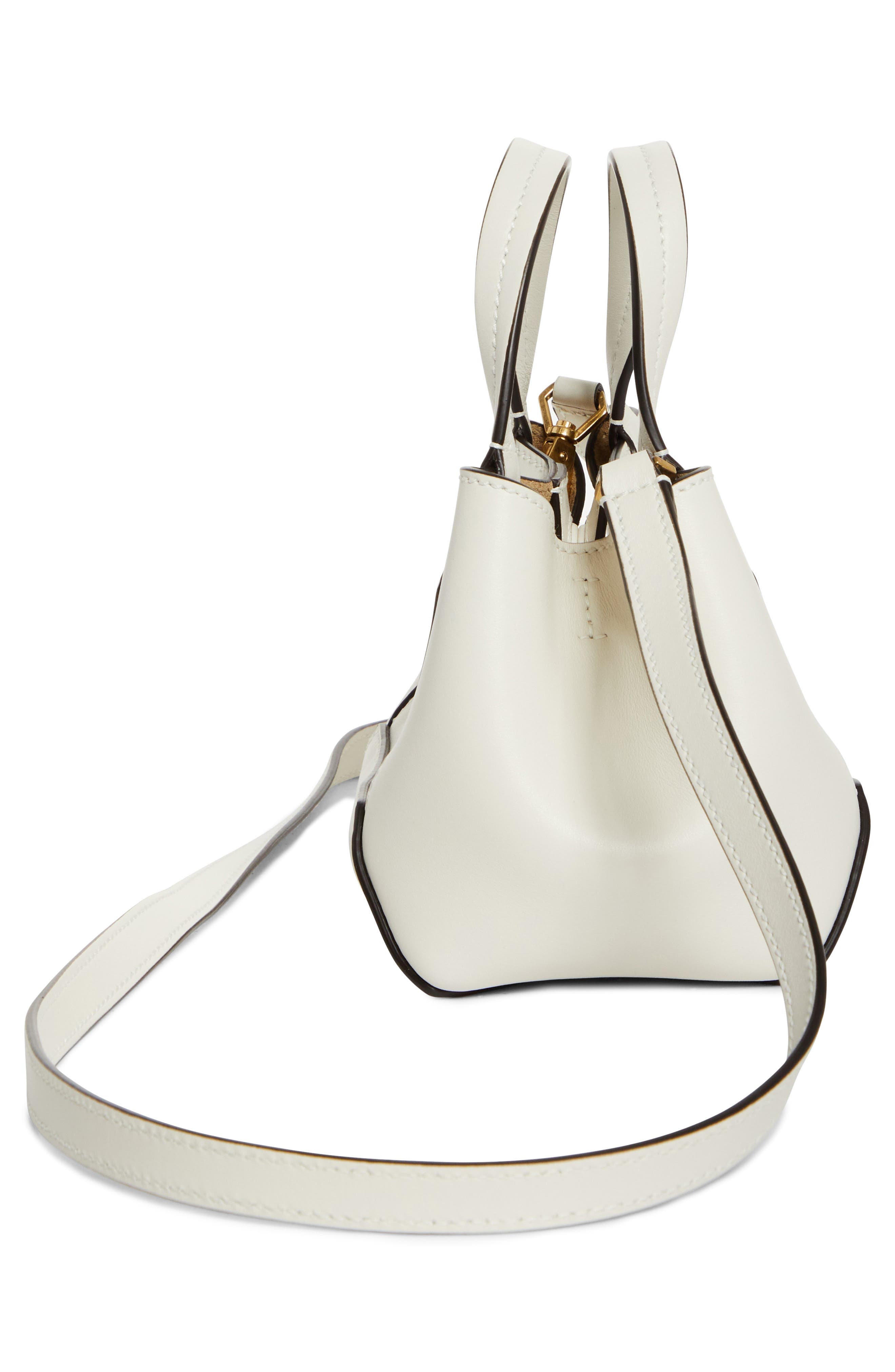 Jimmy Choo Extra Small Diamond Leather Tote in Latte/Gold at Nordstrom - 6