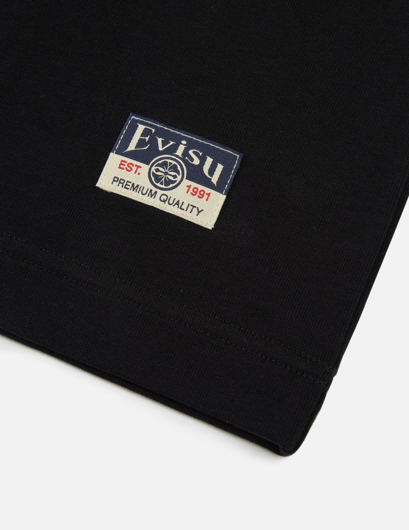 KOI AND SEAGULL BRUSHSTROKE DAICOCK DIGITAL PRINT LOOSE FIT T-SHIRT 15