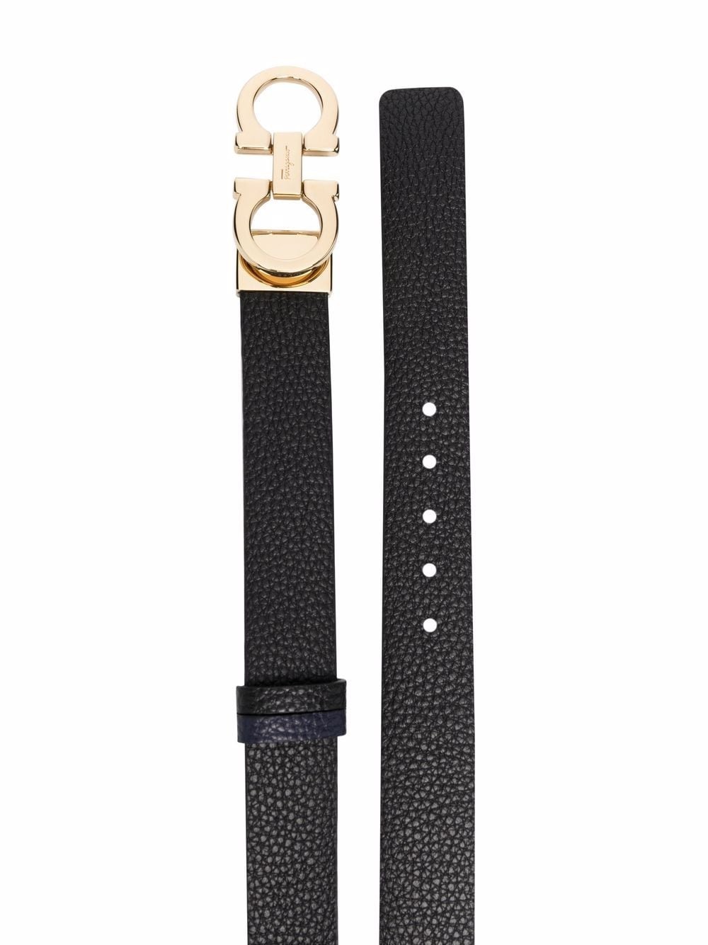 Gancini leather reversbile belt - 2