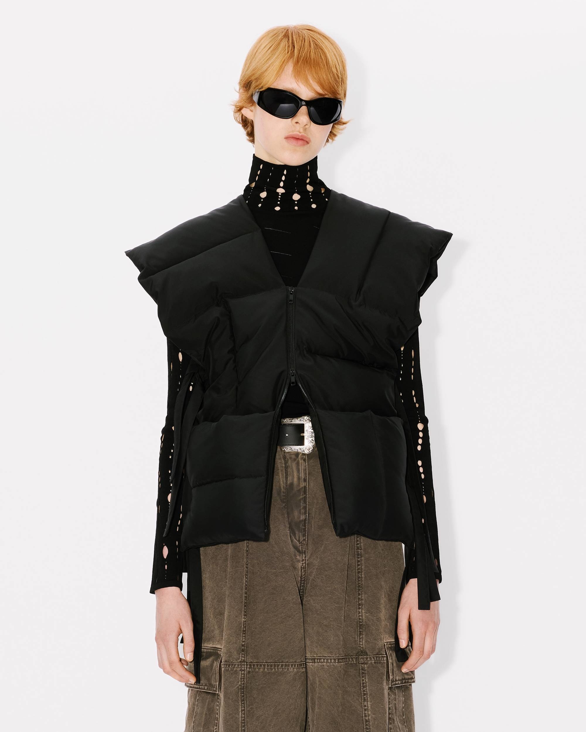 Sleeveless puffer jacket - 4