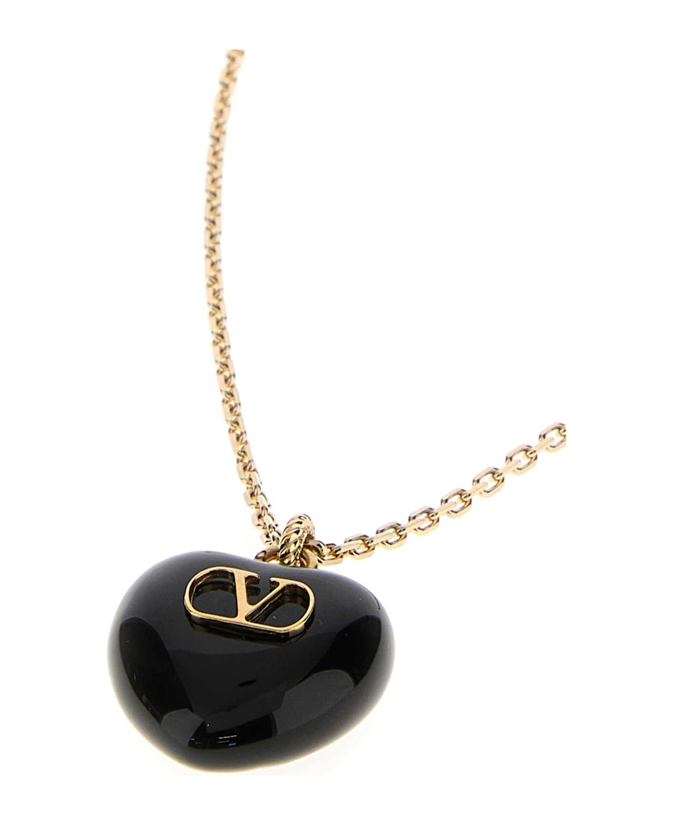 Gold Metal Coeur Royal Necklace - 2