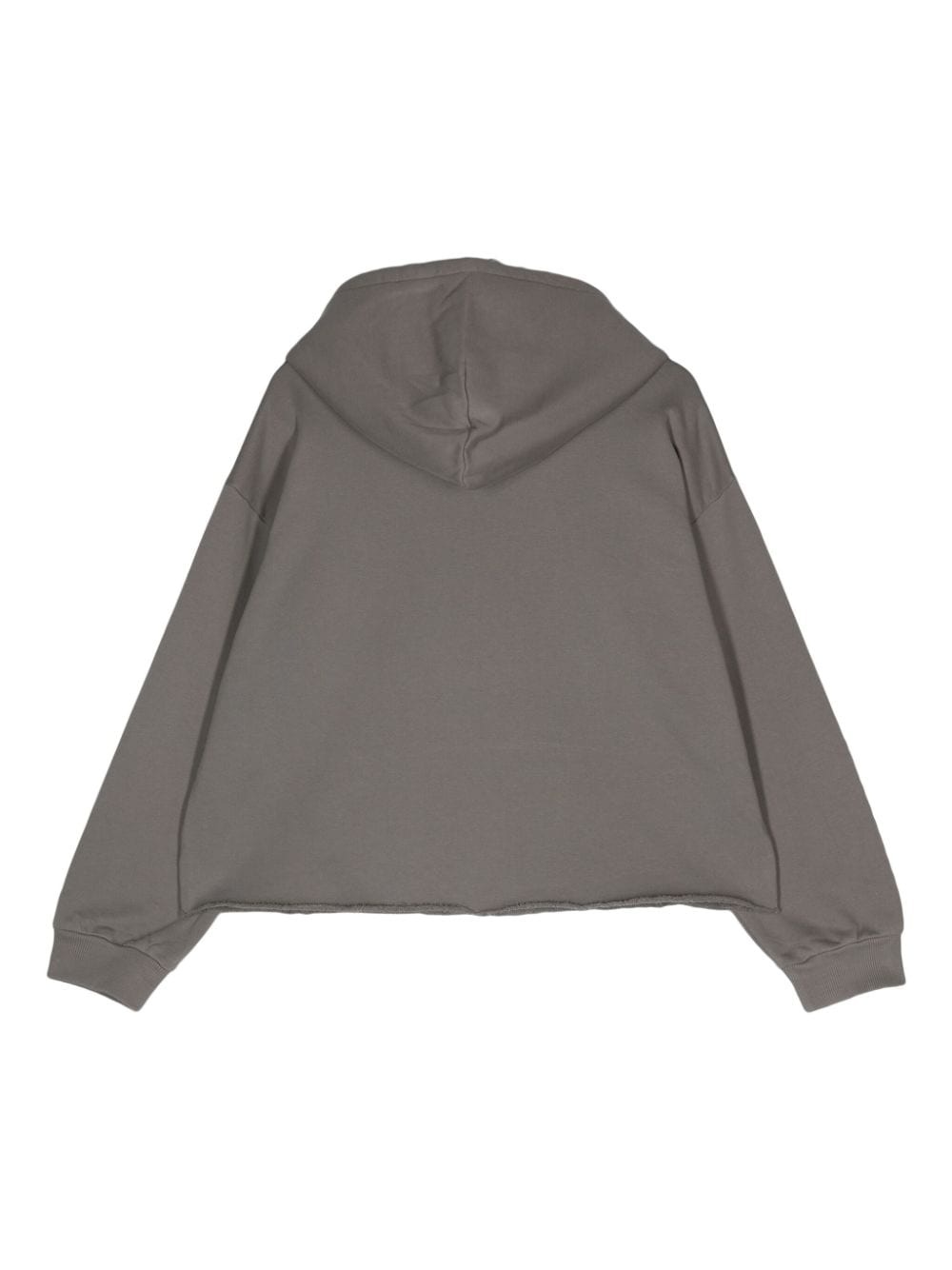 single-stitch cotton hoodie - 2