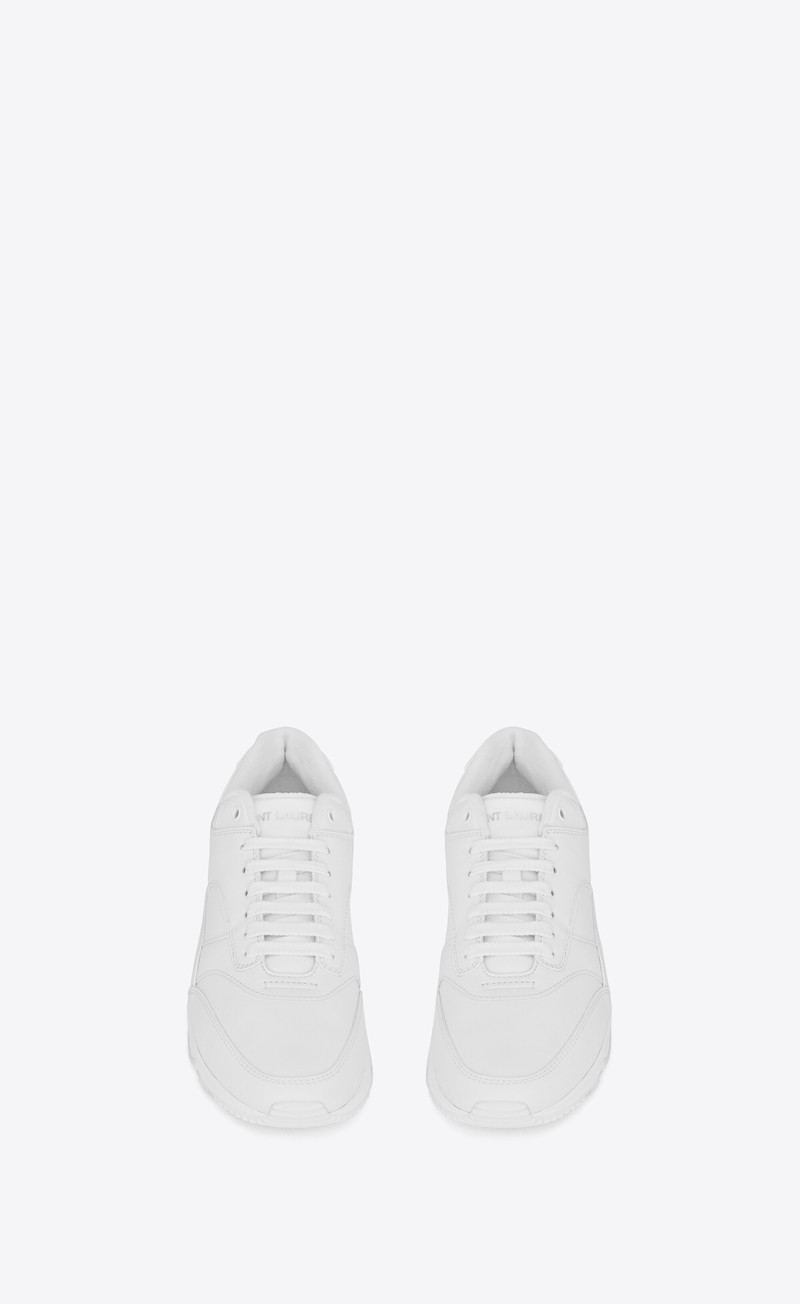 SAINT LAURENT bump sneakers in smooth leather outlook