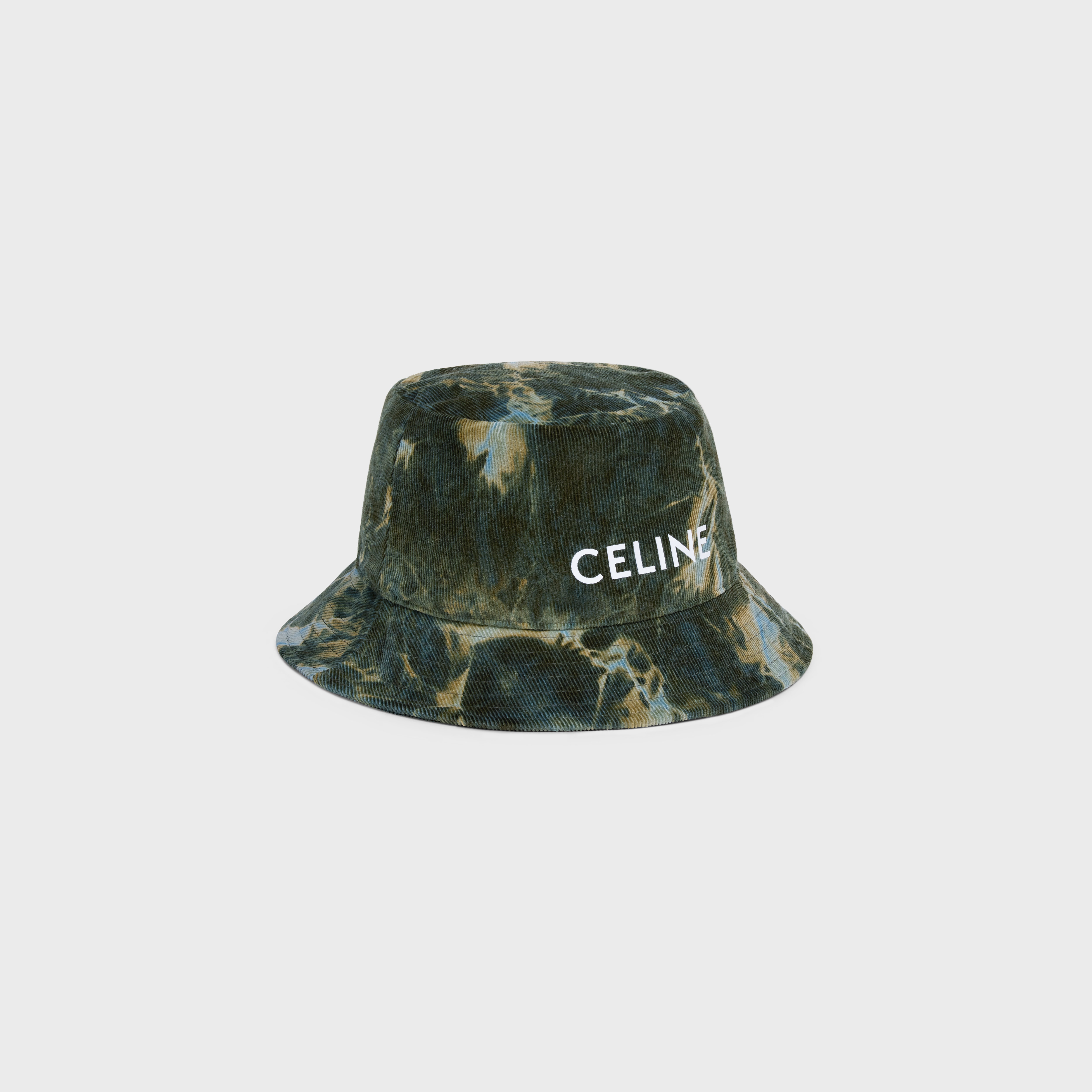 TIE-DYE CELINE BUCKET HAT IN CORDUROY - 2