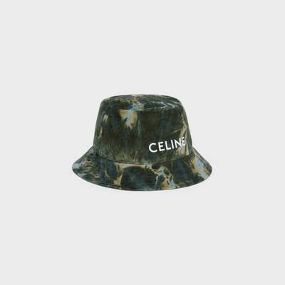 CELINE TIE-DYE CELINE BUCKET HAT IN CORDUROY outlook