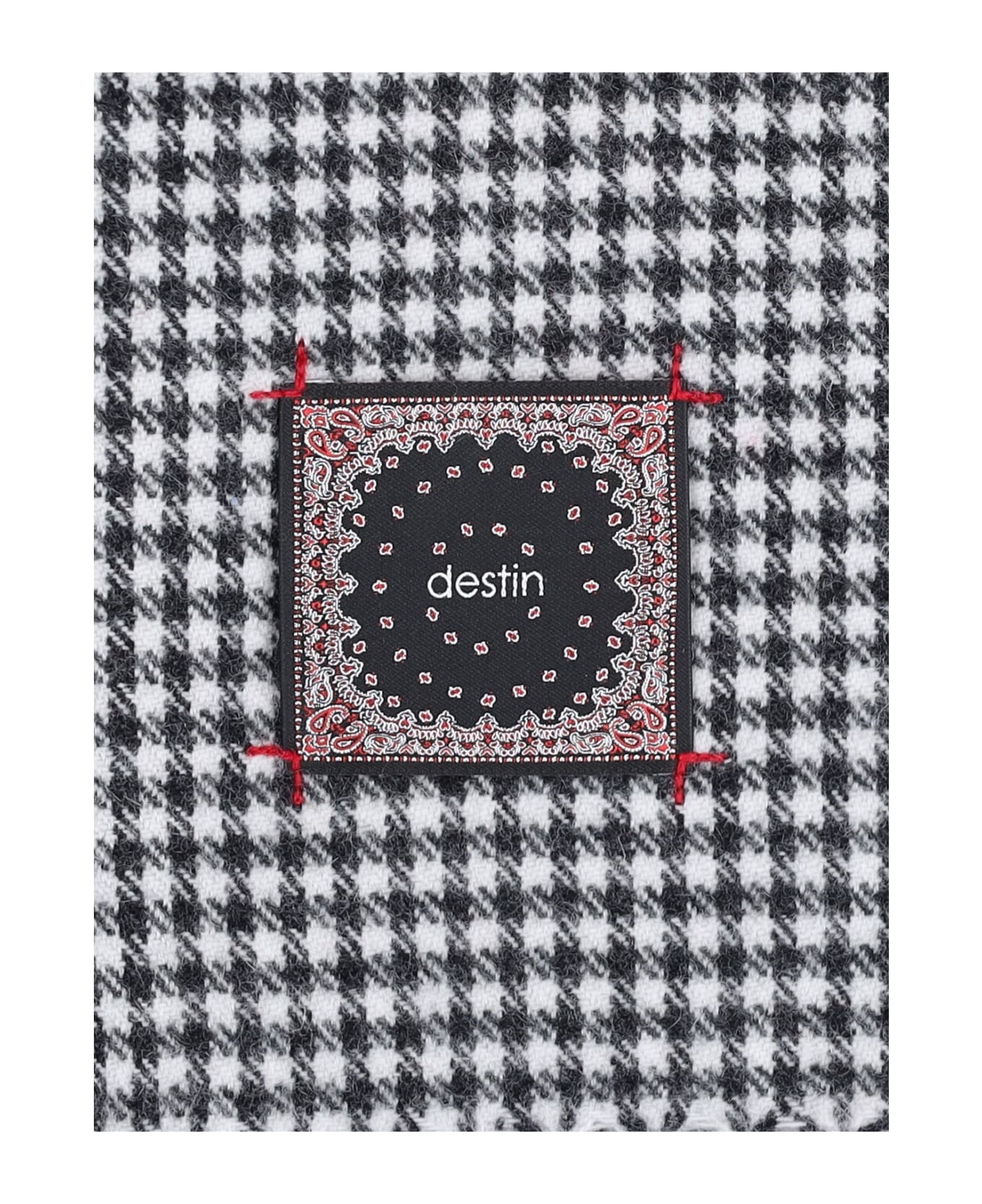 Destin - Houndstooth Scarf - 3