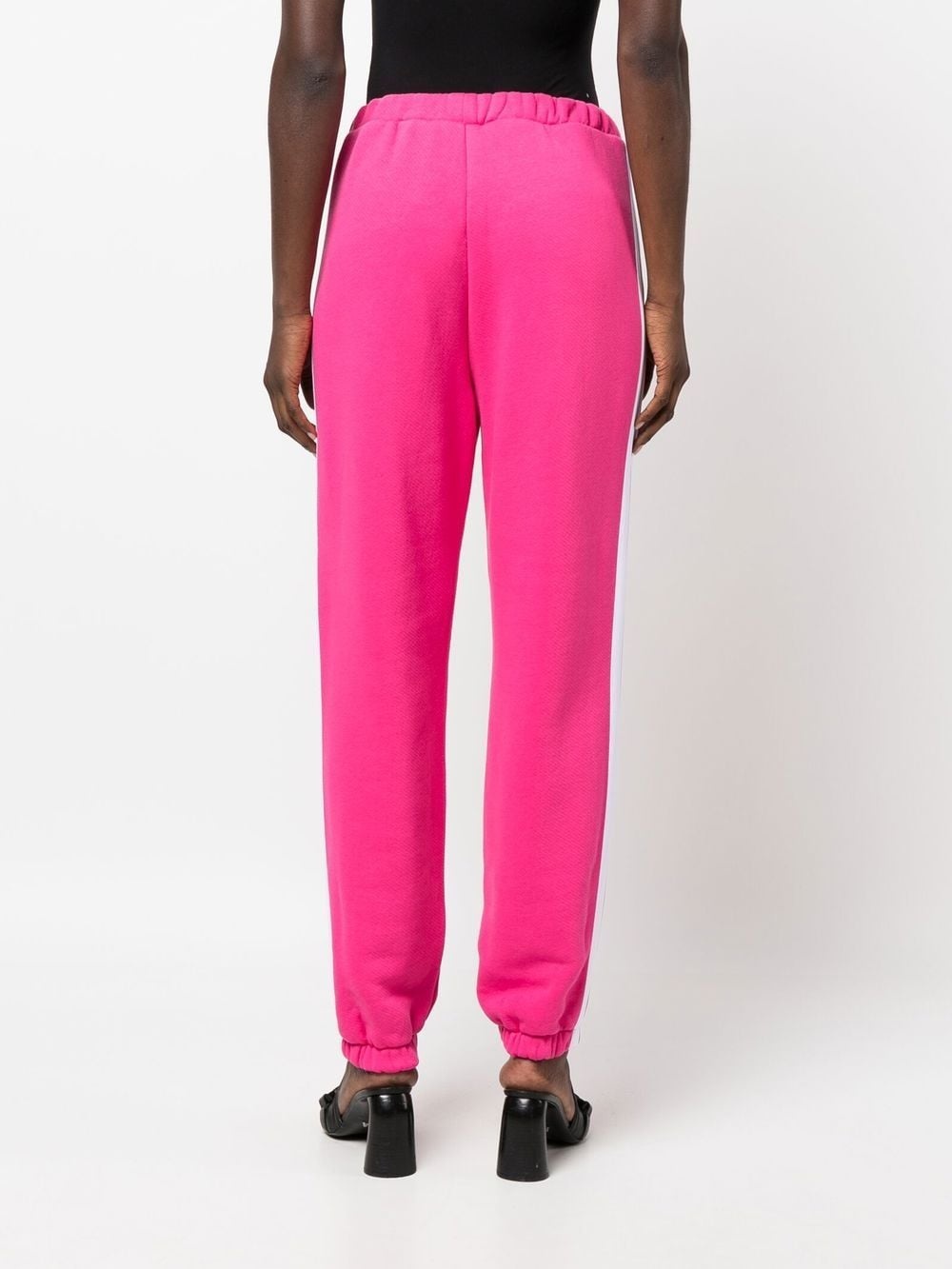 logo-print cotton track pants - 4