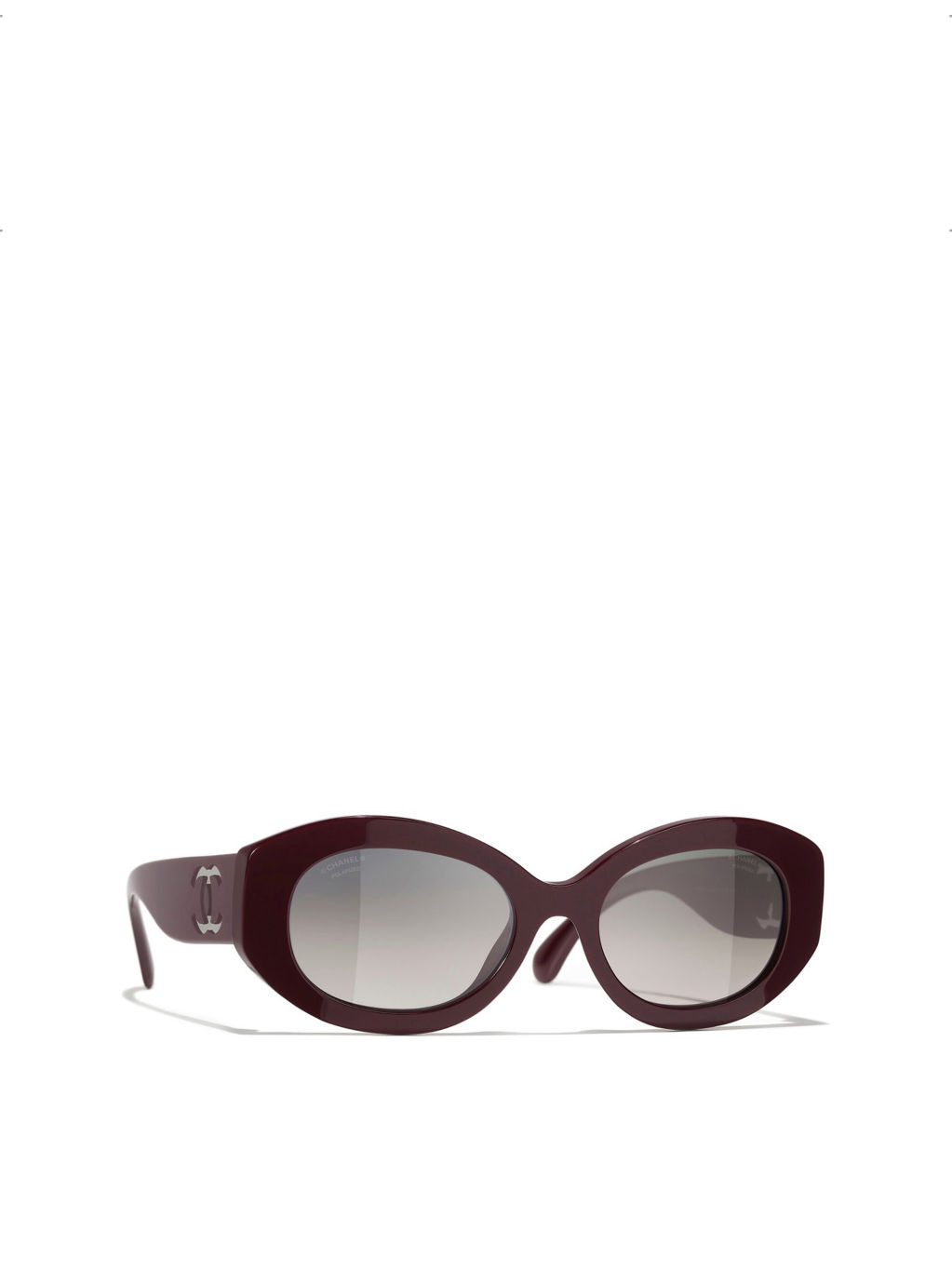CH5528 Oval-Frame Acetate Sunglasses - 2