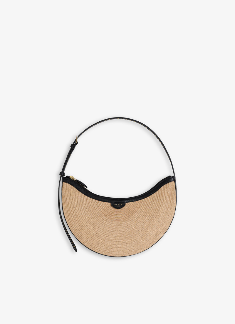 ONE PIECE DEMI LUNE BAG IN PAPER STRAW 1