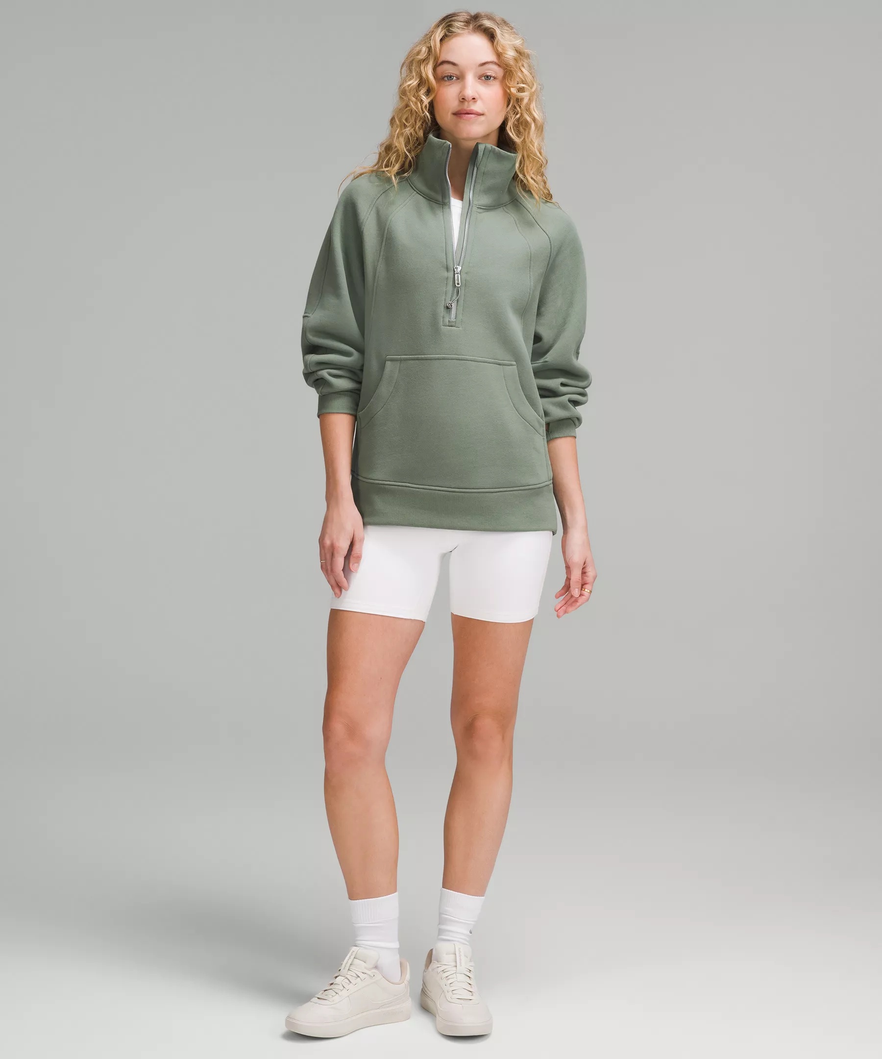Scuba Oversized Funnel-Neck Half Zip *Long - 2