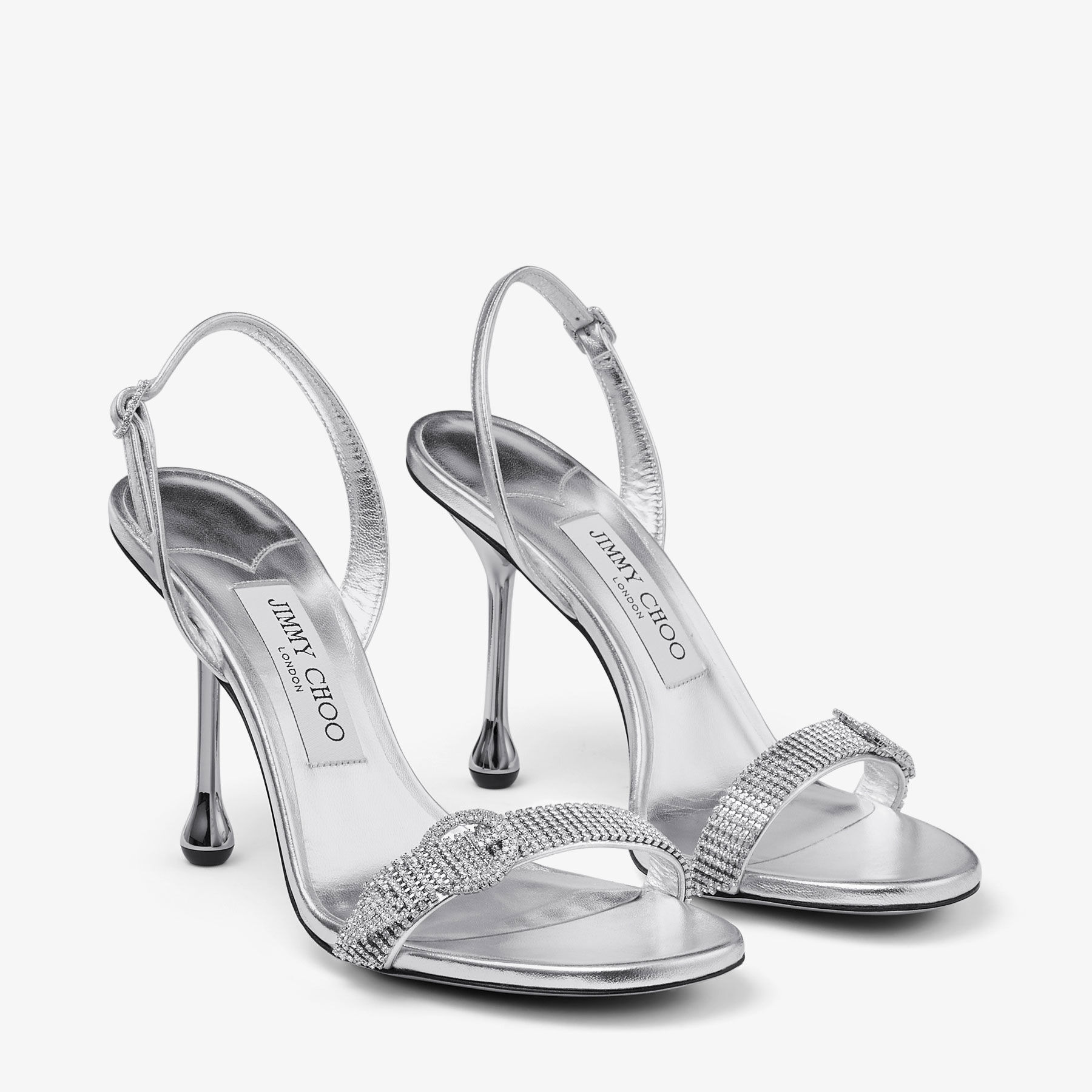 Tabatha 95
Silver Metallic Nappa Leather Sandals - 3