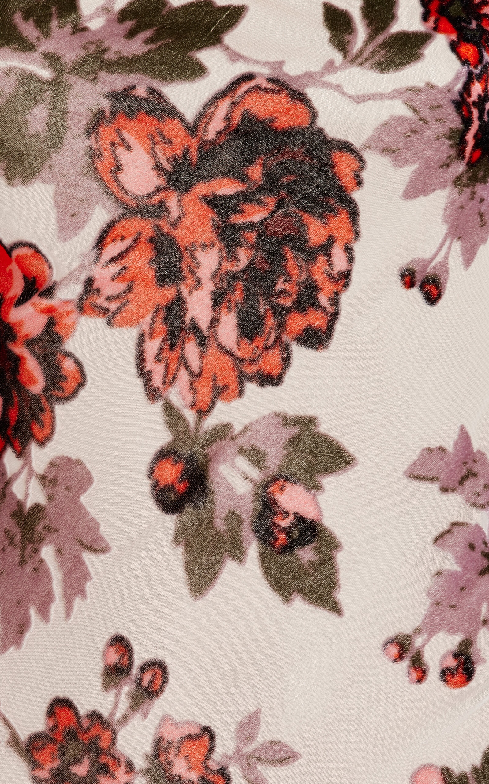Floral Velvet Devore Gown floral - 5