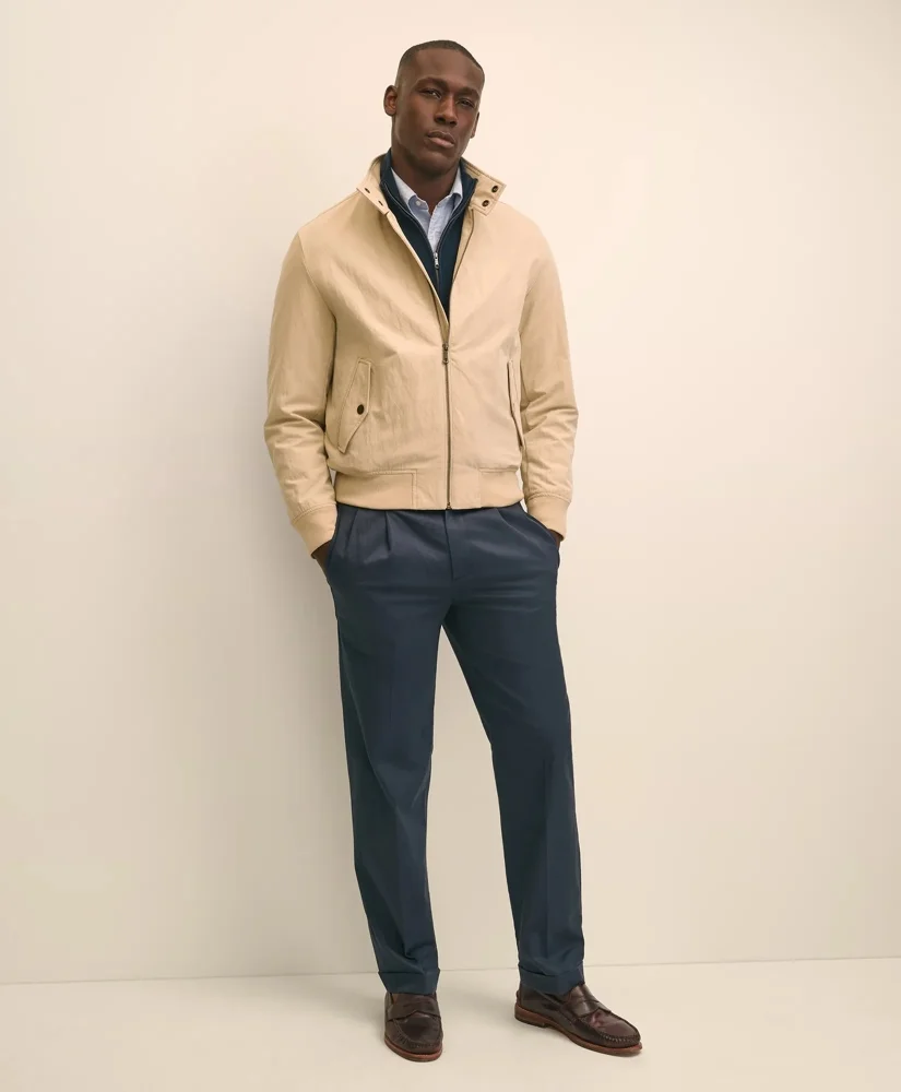 Pleated Traditional Fit Cotton Advantage Chino® Pants - 1