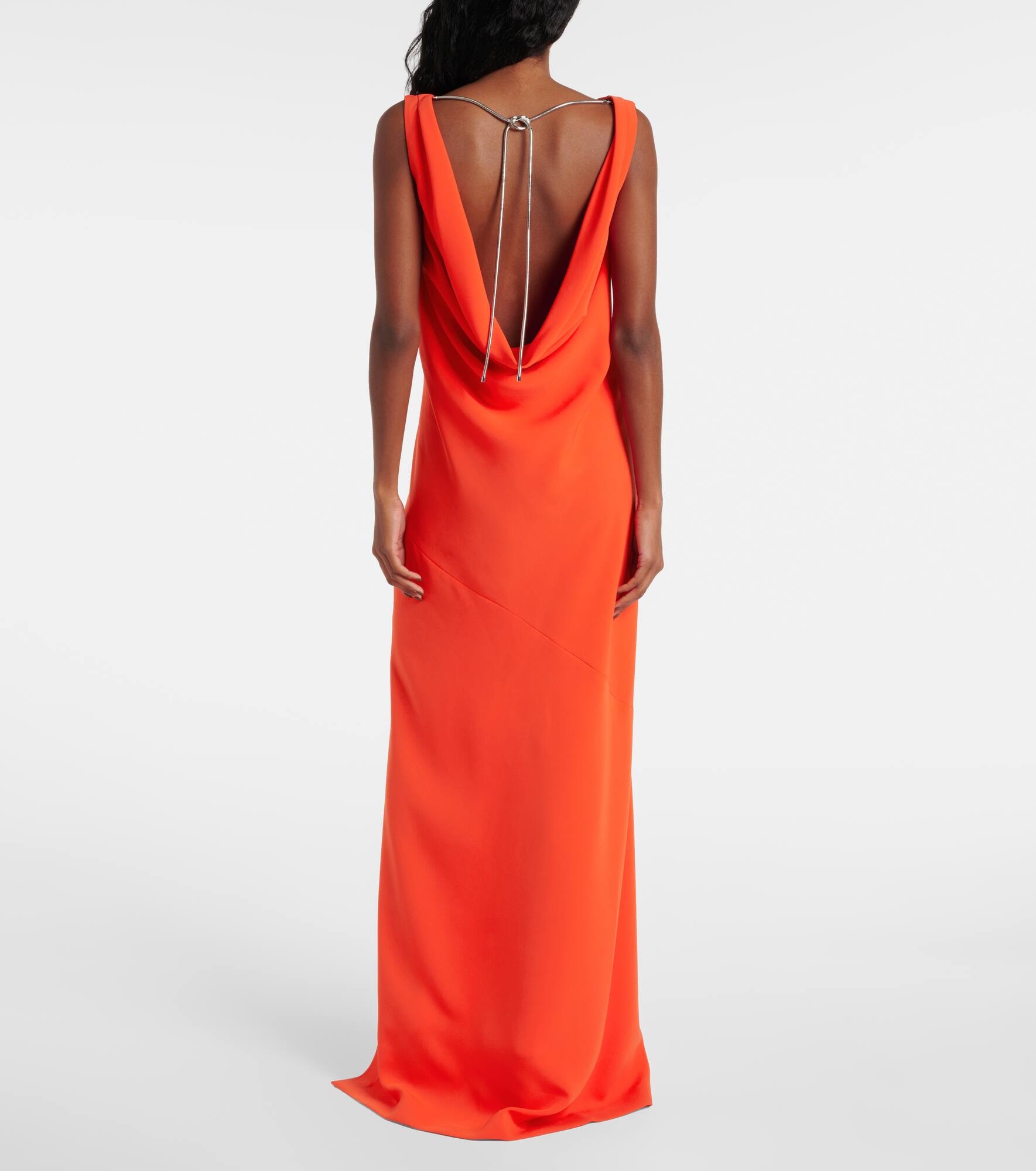 Chain-detail cady gown - 3