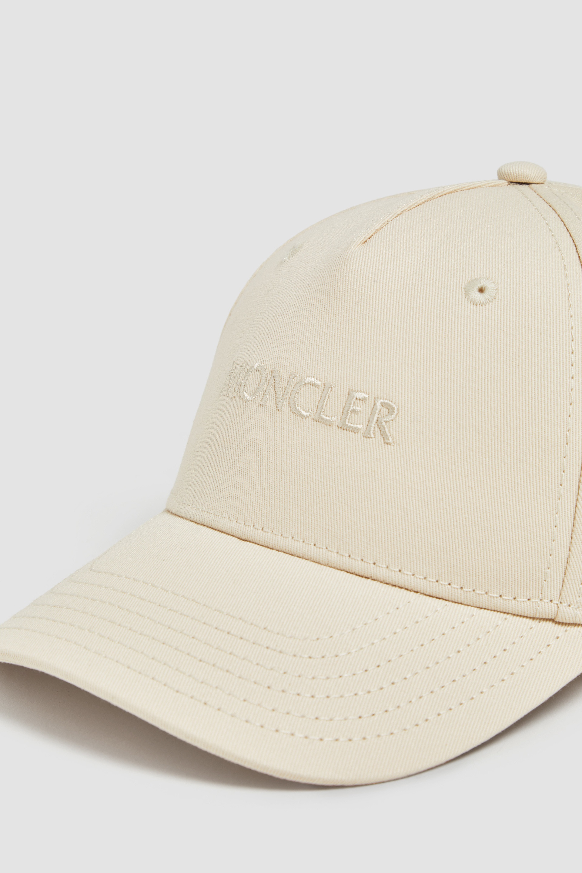 Embroidered Logo Gabardine Baseball Cap - 5