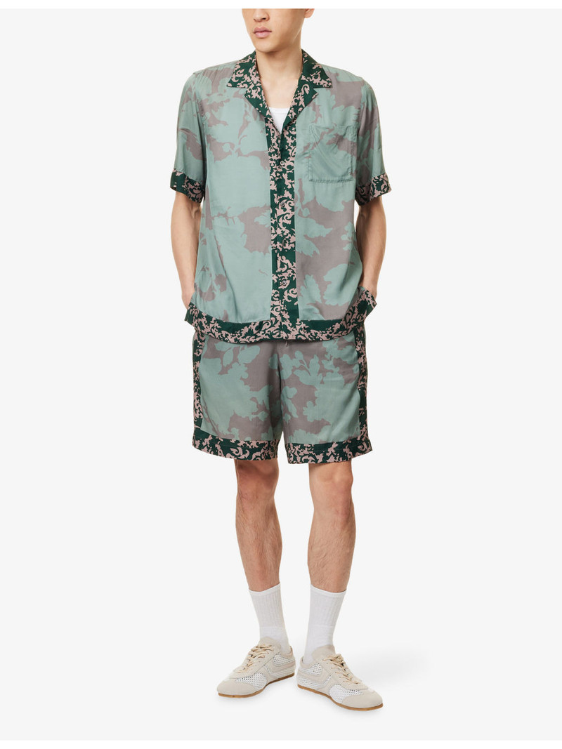 Dries Van Noten Piperi Woven Shorts outlook