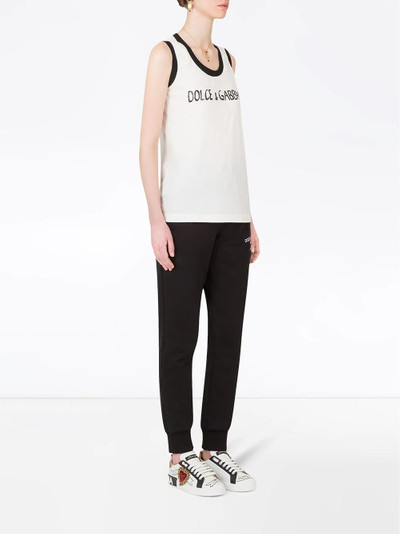 Dolce & Gabbana logo-print tank top outlook