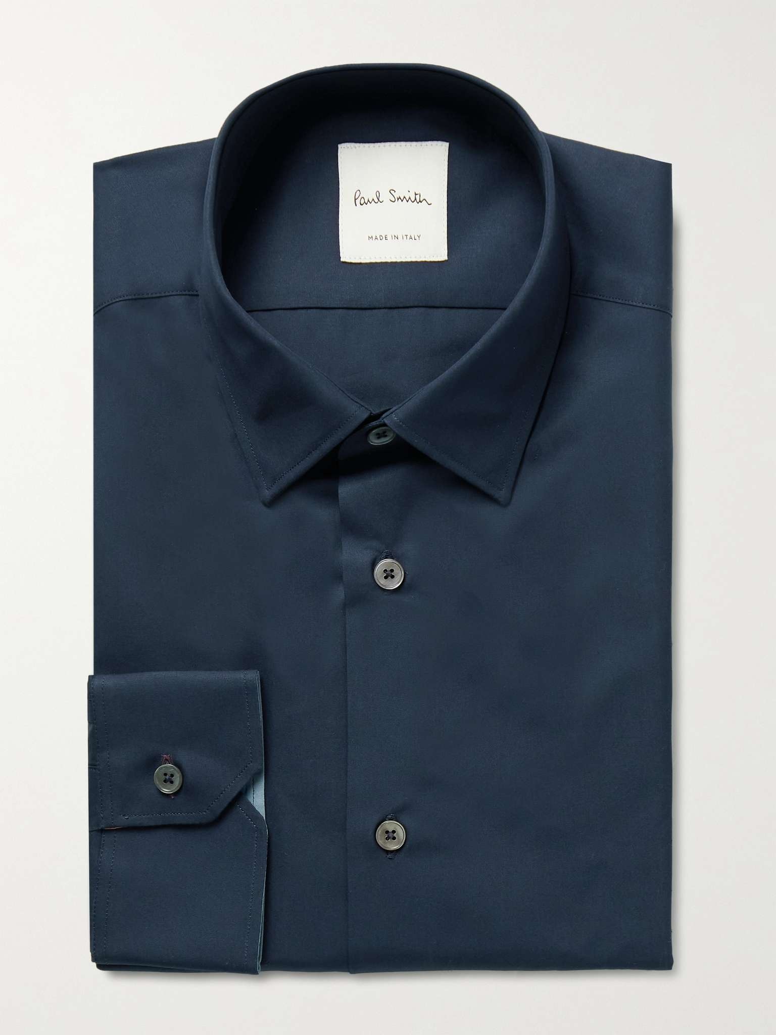 Soho Slim-Fit Cotton-Poplin Shirt - 1