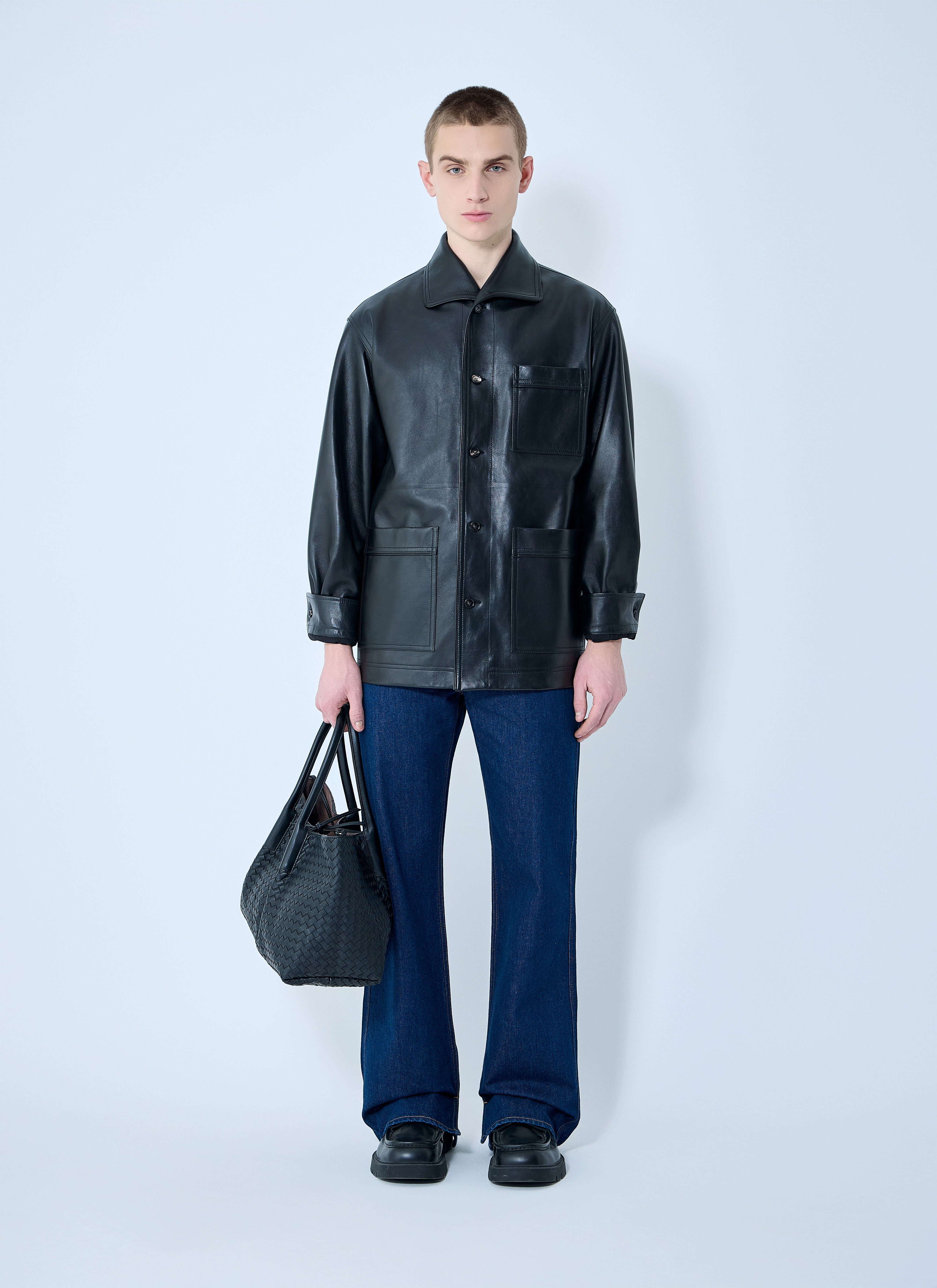 Leather Pyjama Shirt - 2