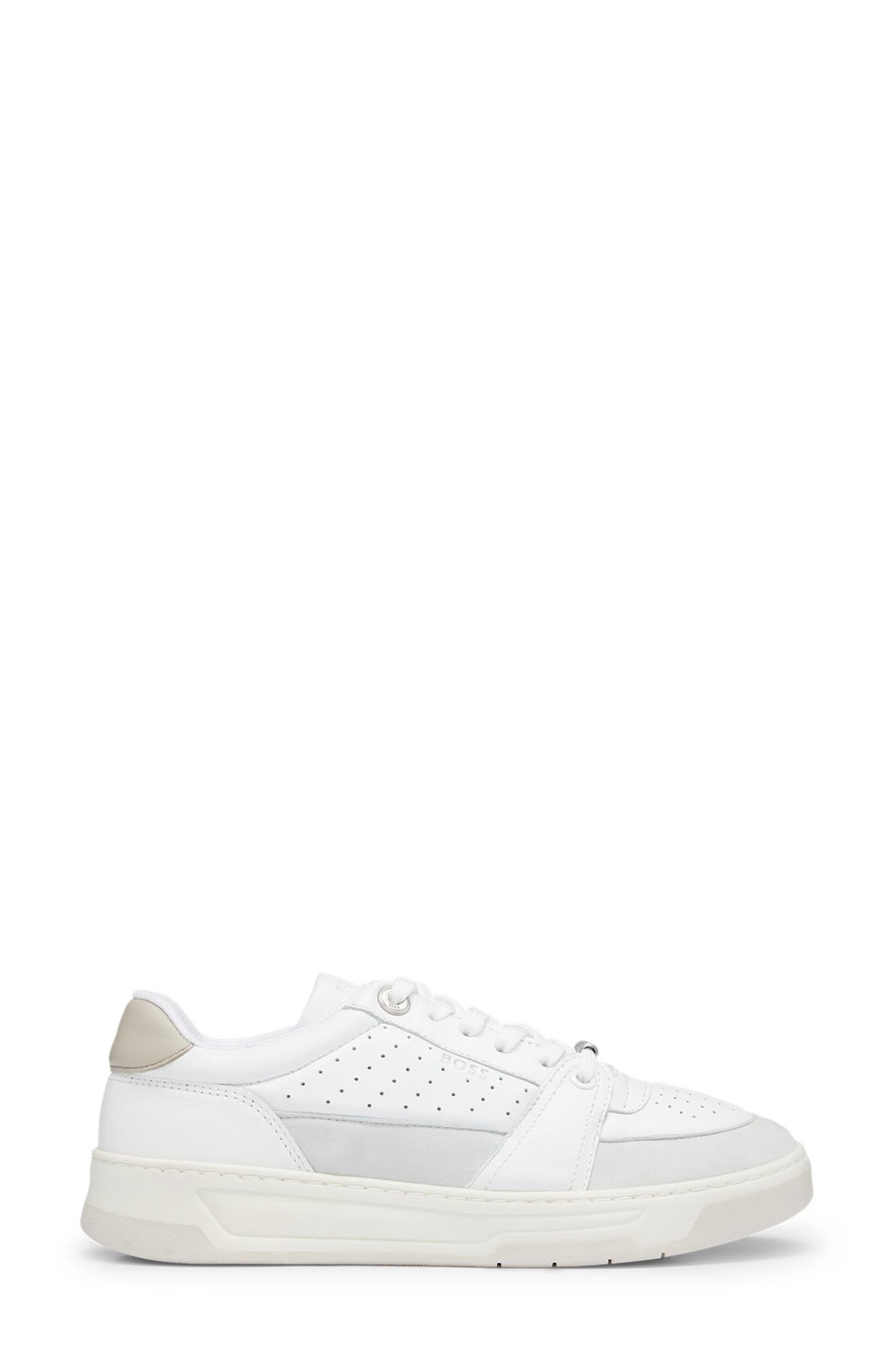 BOSS Baltimore Tennis Sneaker in Open White at Nordstrom - 2
