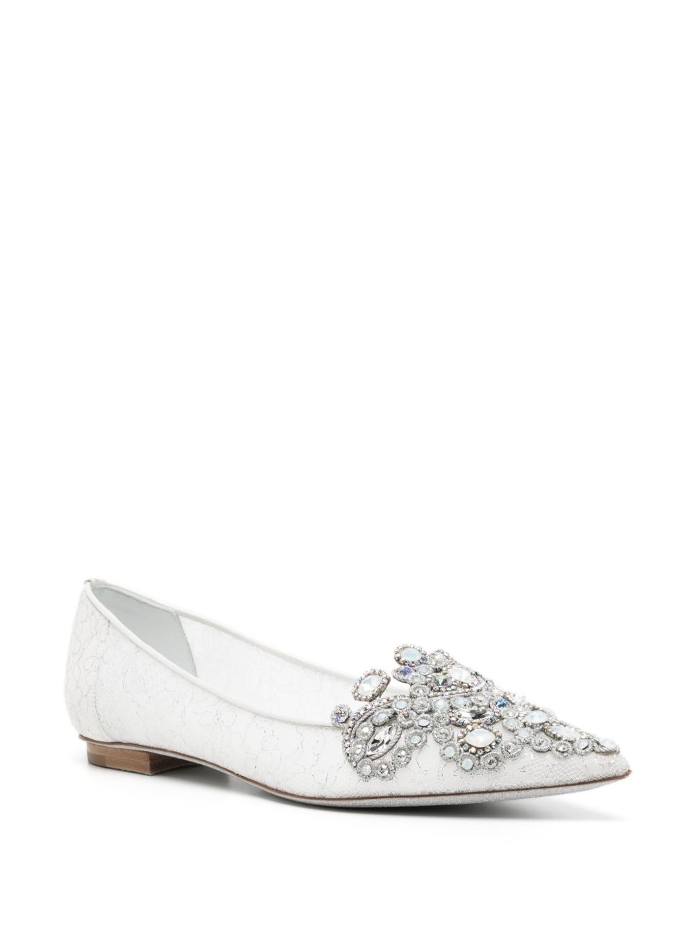 Veneziana crystal ballerina shoes - 2