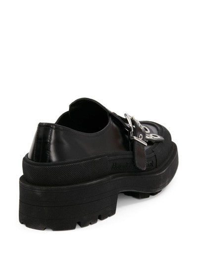 Alexander McQueen buckle-fastening tassel monk shoes outlook