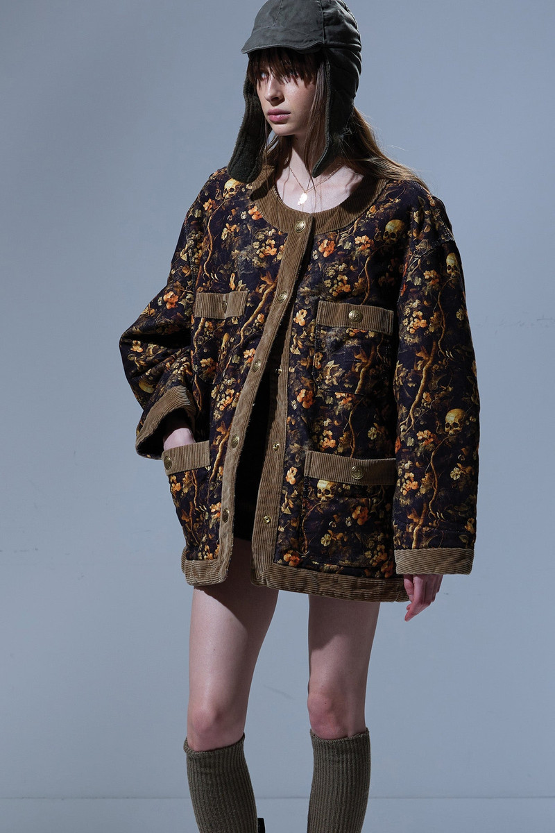 CORD TRIMMED CHORE JACKET 1