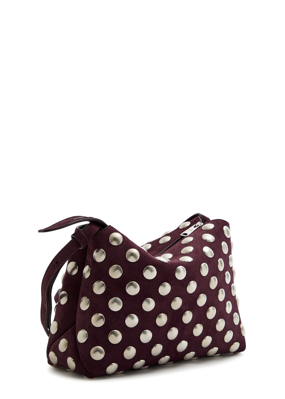 Khaite Lina Medium Studded Suede Cross-body bag - 2