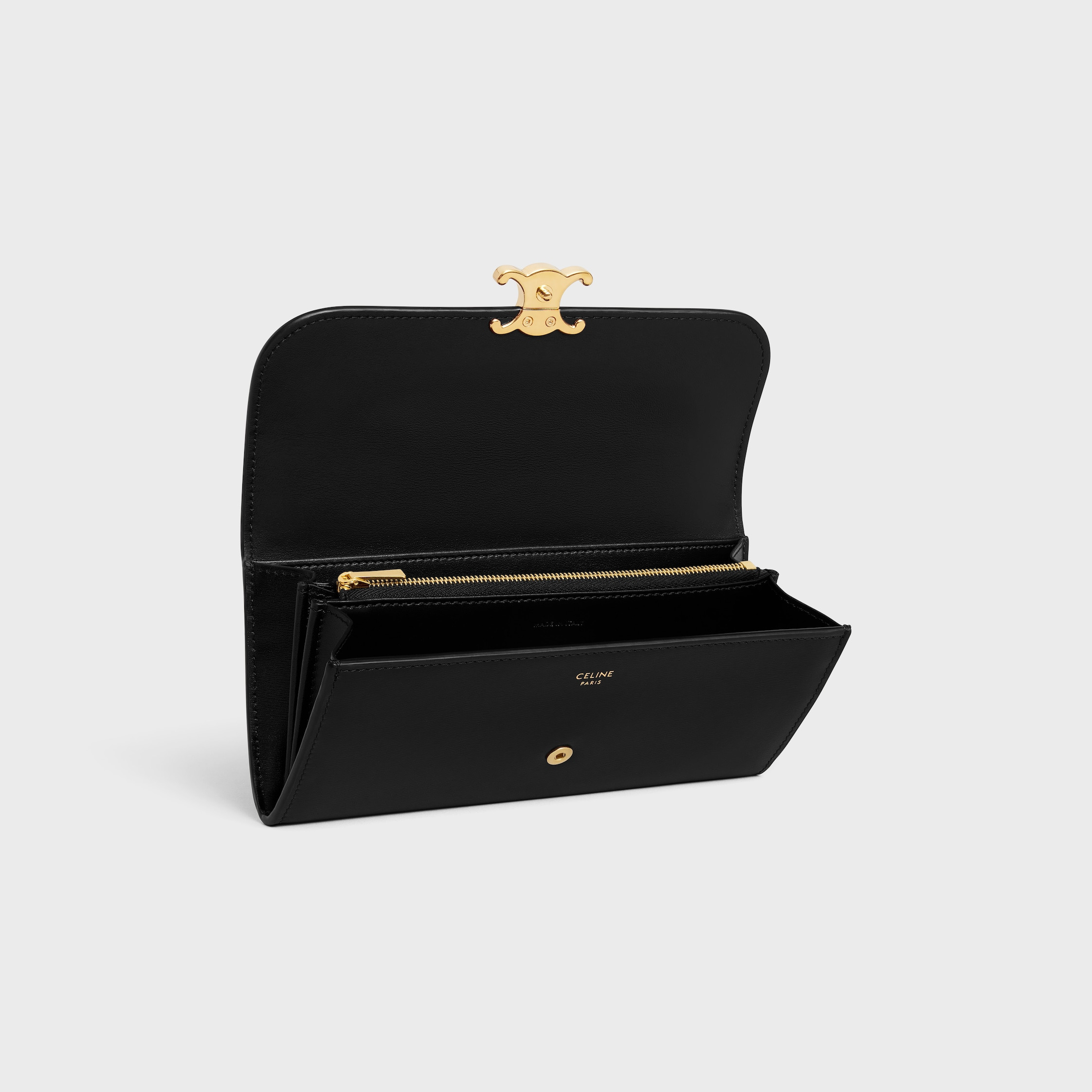 LARGE WALLET TRIOMPHE in Shiny calfskin - 4