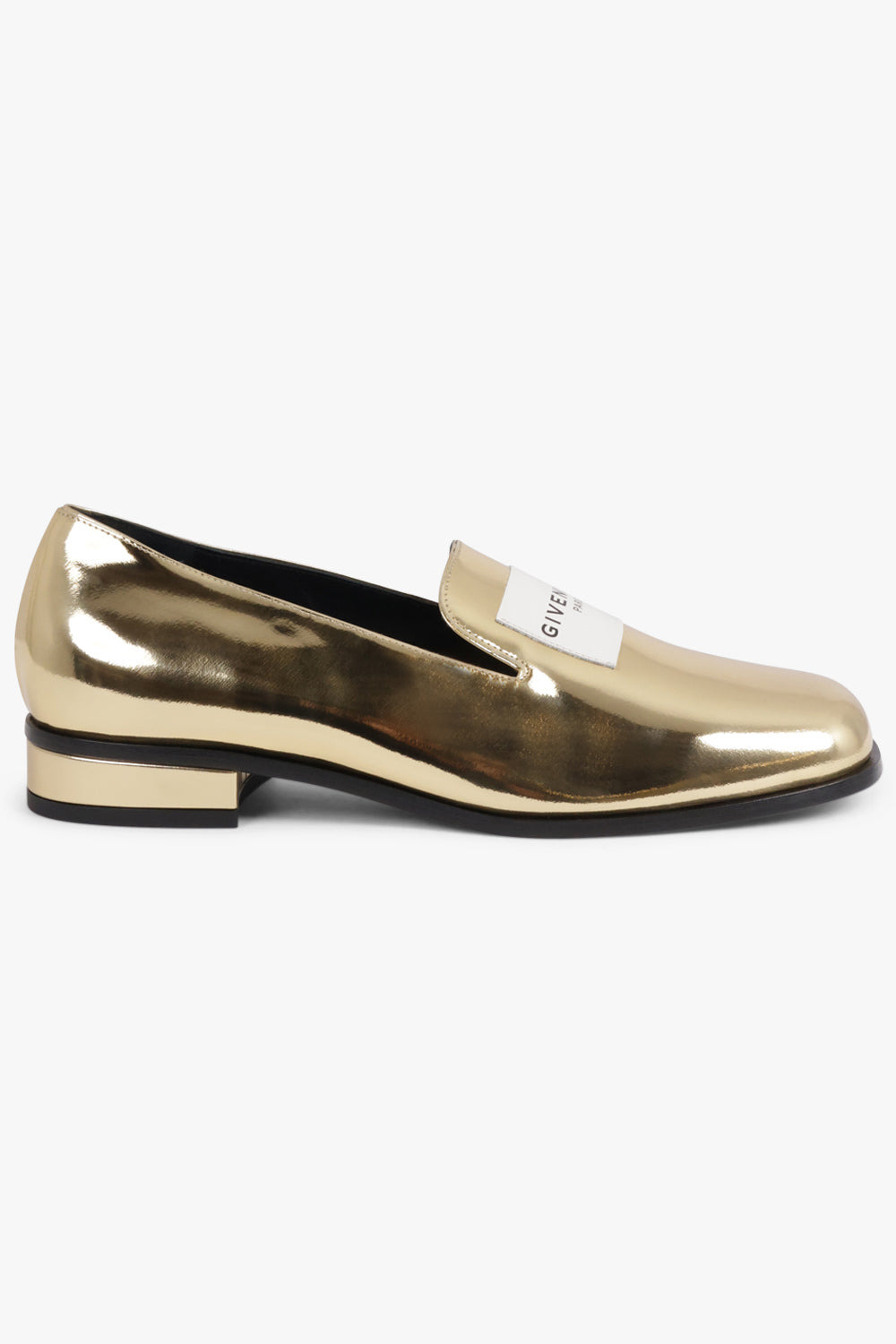 SLIP ON PATENT TUX LOAFER | GOLD - 2